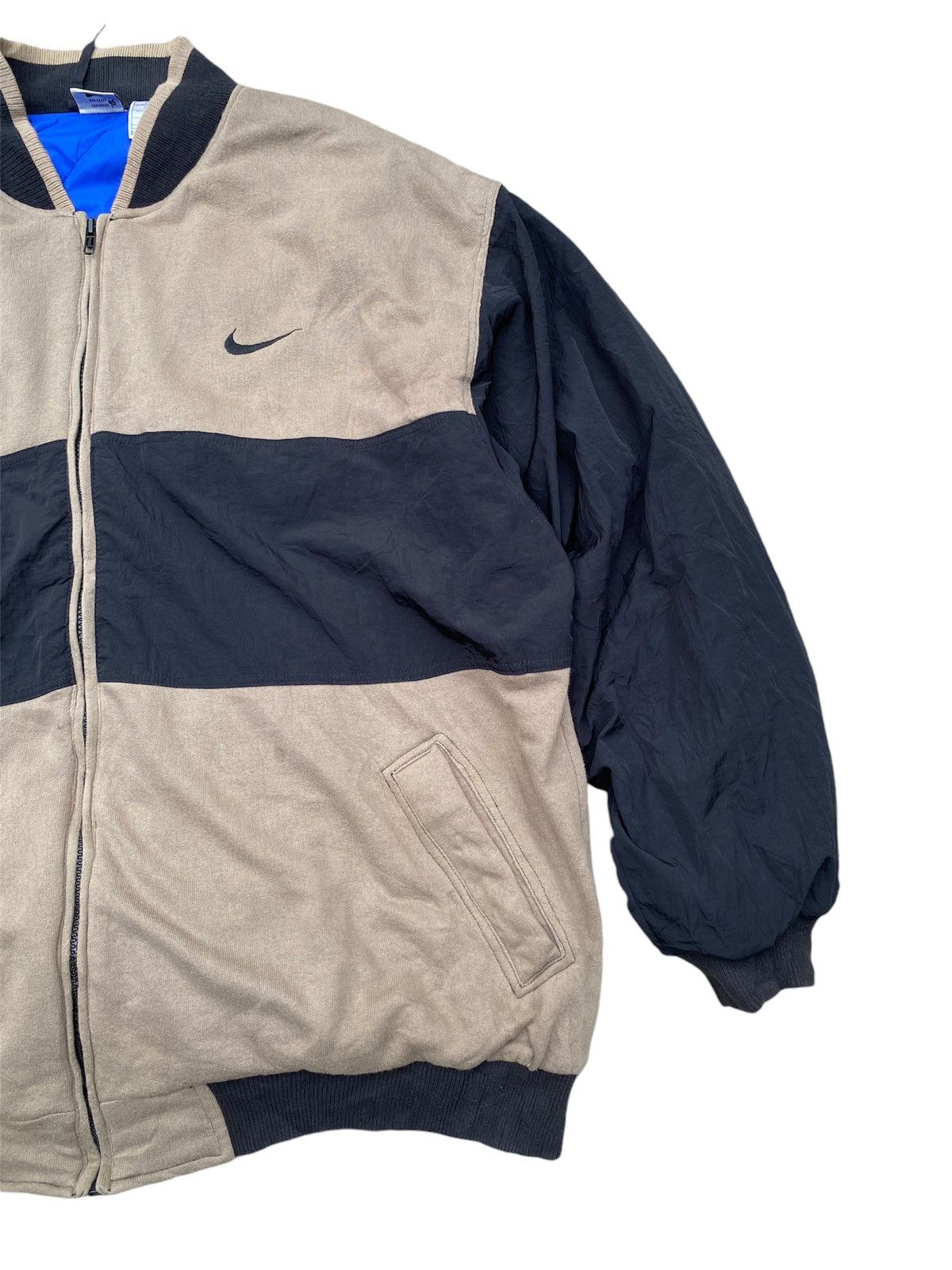 1990s - Vintage Nike Spellout Logo Varsity Jacket