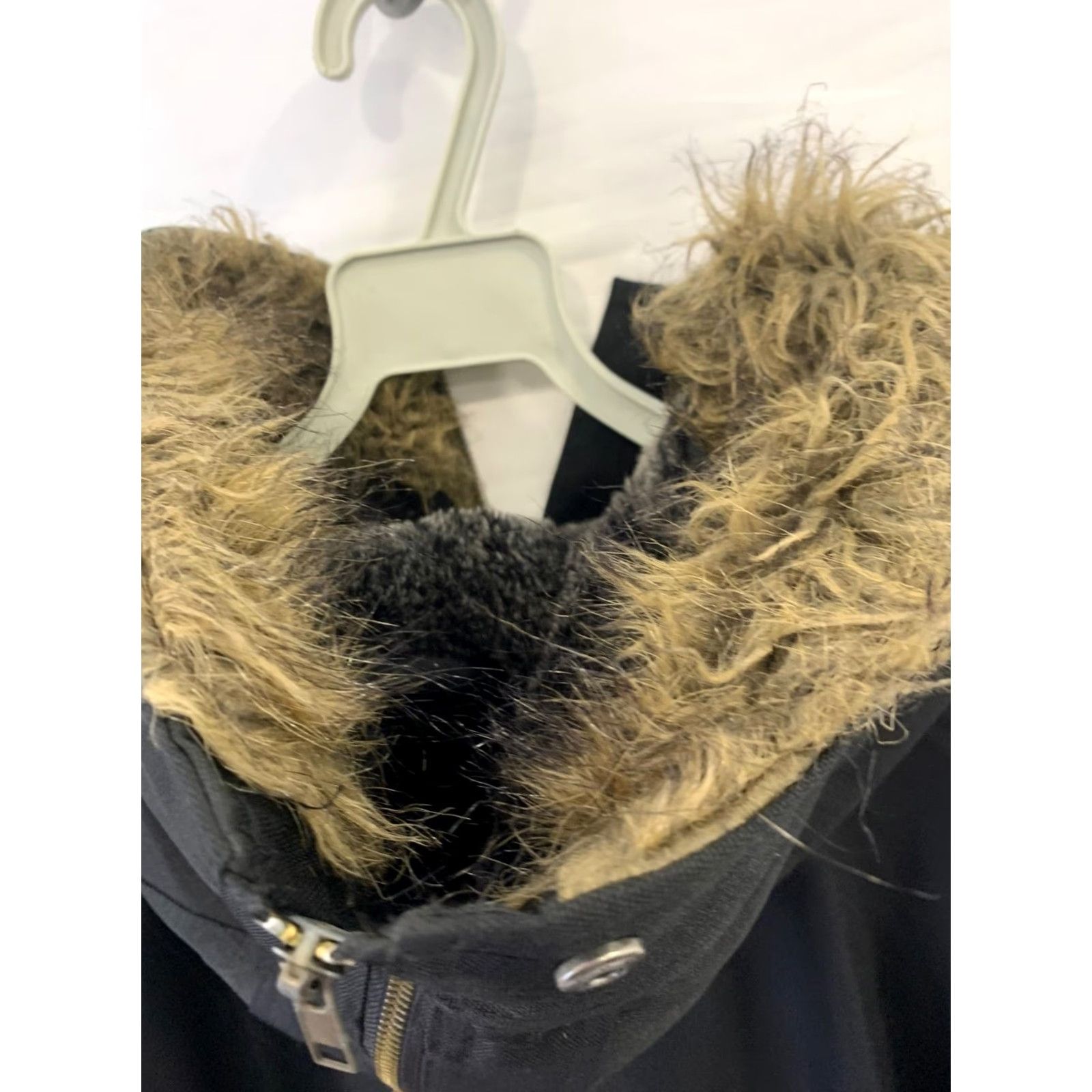Vintage VINTAGE Woolrich John Rich & Bros Arctic Bomber Jacket Fur Hood Black L Mens Size L Coat Size US L / EU 52-54 / 3 - 5 Thumbnail