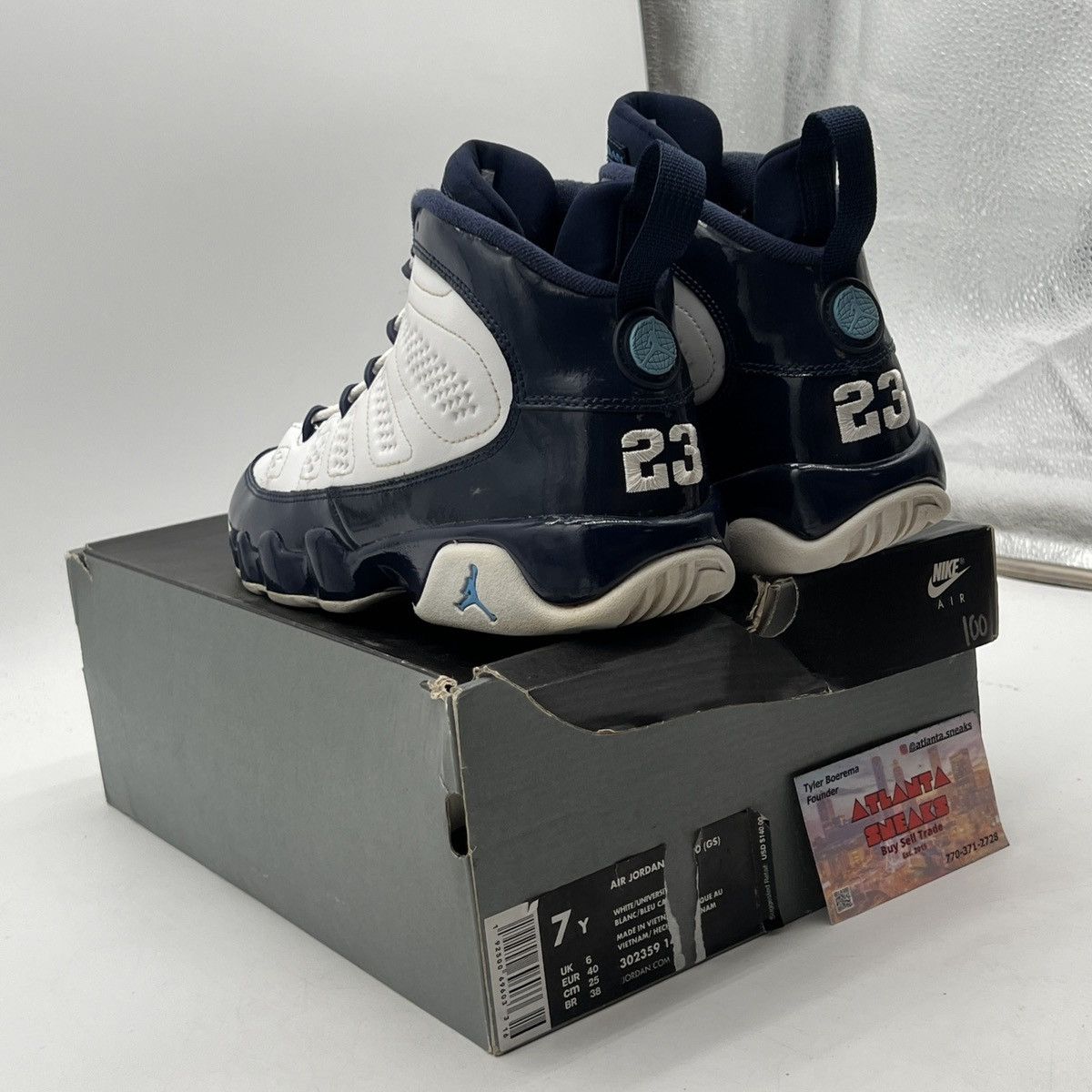 Jordan Brand Air Jordan 9 University blue Size US 7 / EU 40 - 4 Thumbnail