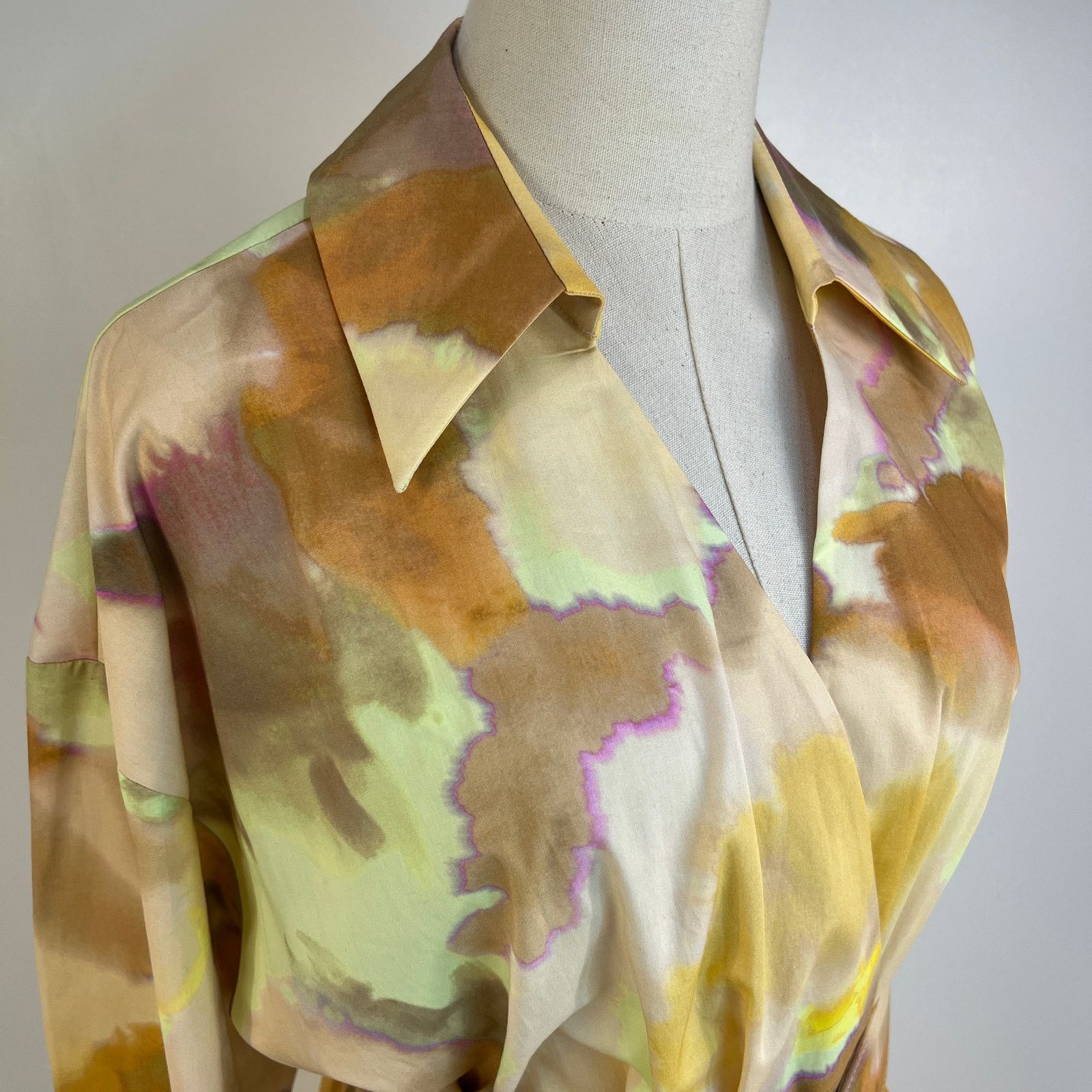 Other Exquise Brooklyn Dress Watercolor Belted Size M / US 6-8 / IT 42-44 - 5 Thumbnail