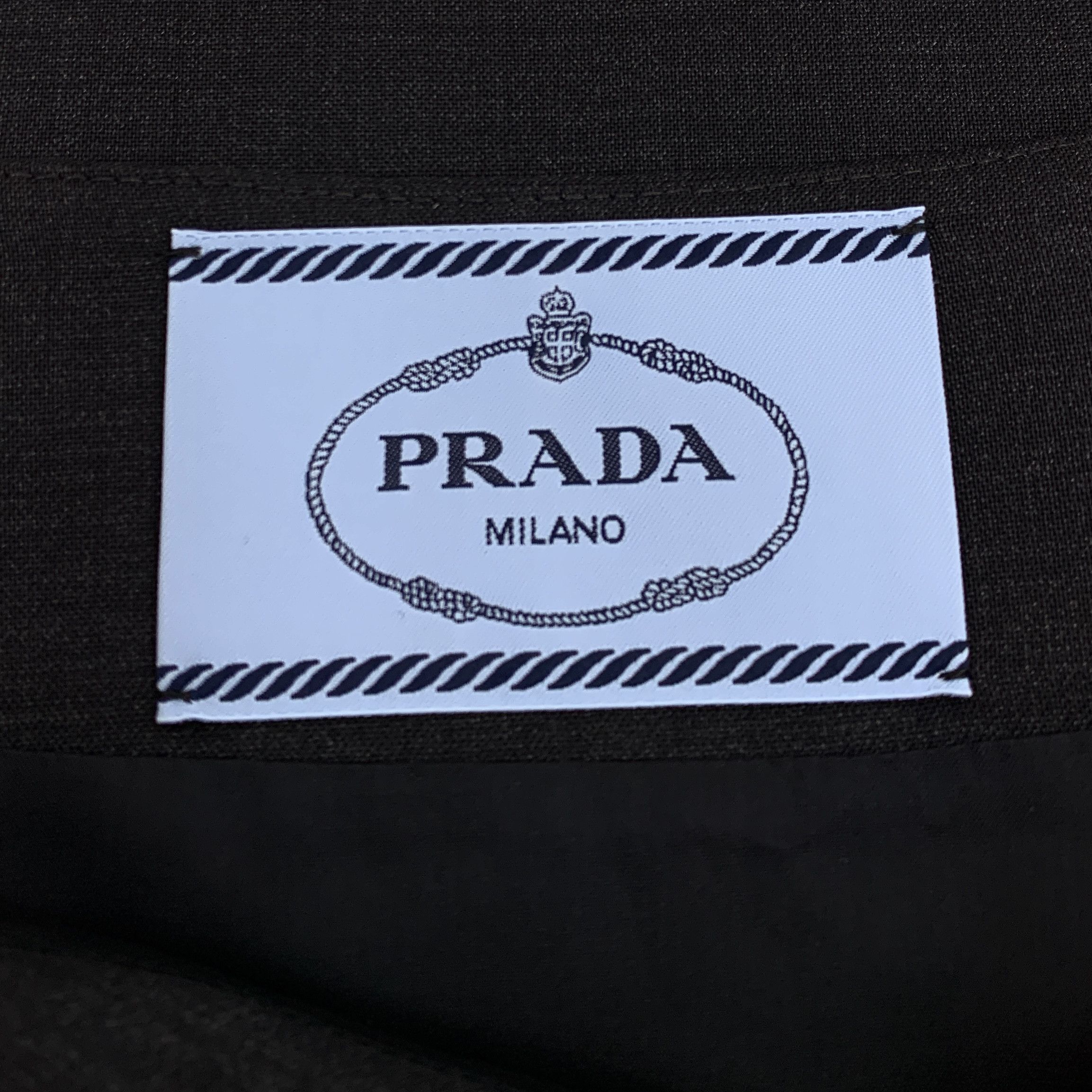 Prada Prada Dress Wool Sleeveless Black Slip (Size XS) Size XS / US 0-2 / IT 36-38 - 2 Thumbnail
