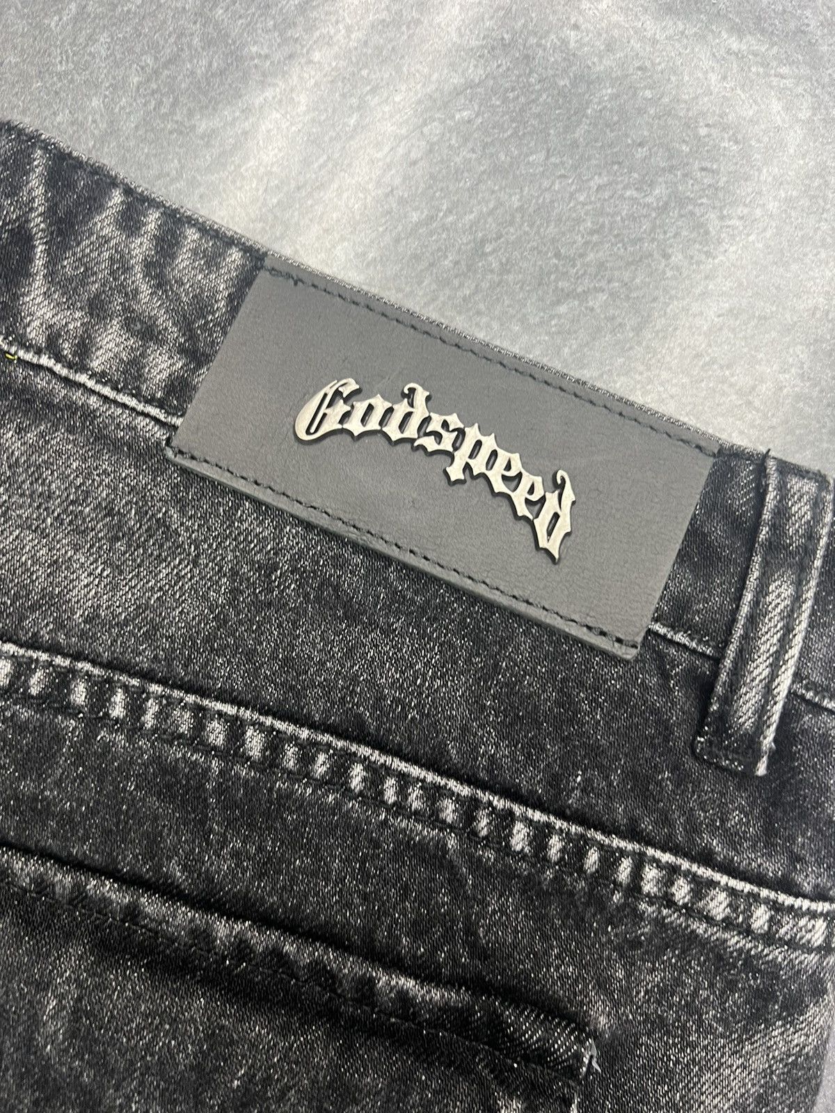 Godspeed Godspeed Octagon Cargo Denim Shorts Size US 30 / EU 46 - 6 Thumbnail