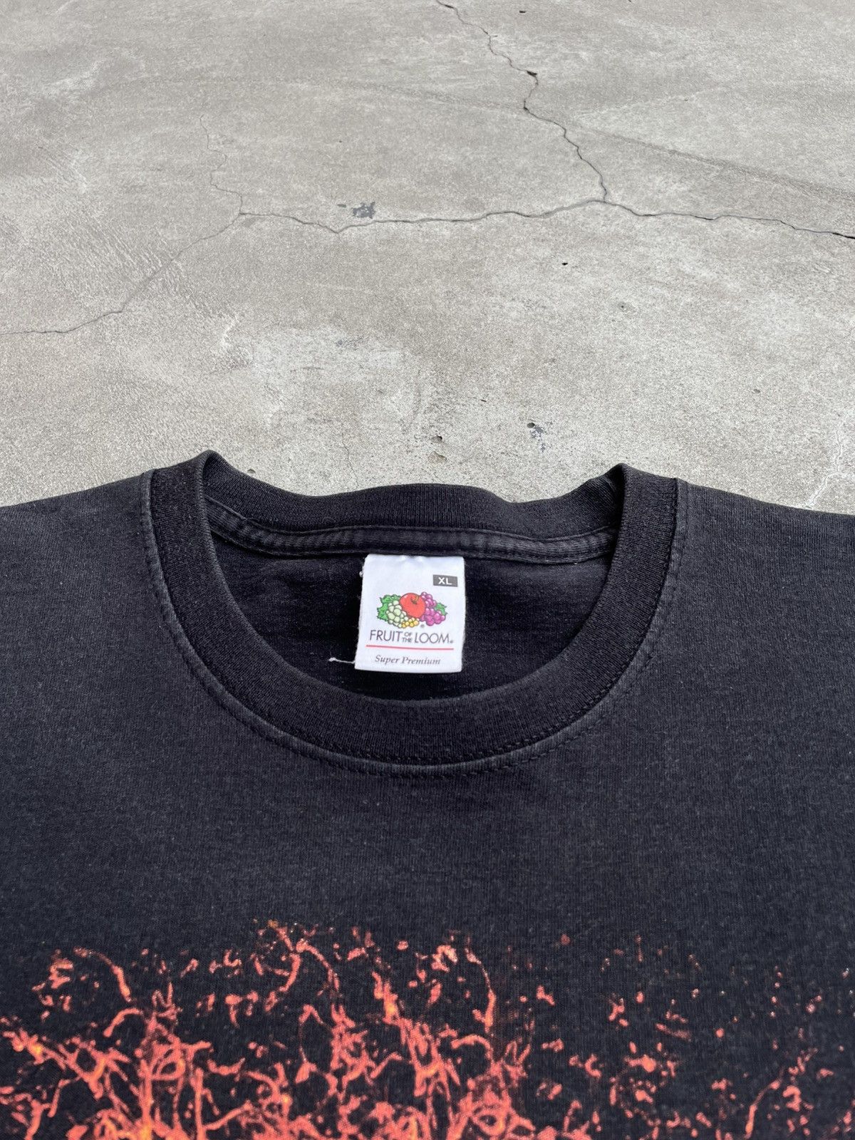 Band Tees 00s Rammstein, Sunfaded T-Shirt; Back: A Line from «Sonne» Size US XL / EU 56 / 4 - 10 Thumbnail