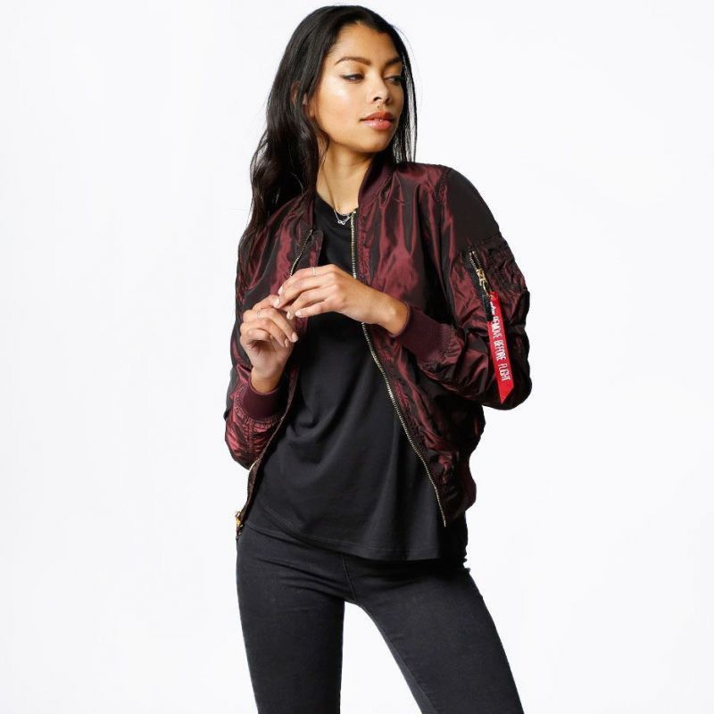 Alpha Industries Alpha Industries MA-1 Slim Fit VF PM Iridium Bomber Jacket Size XS / US 0-2 / IT 36-38 - 5 Thumbnail