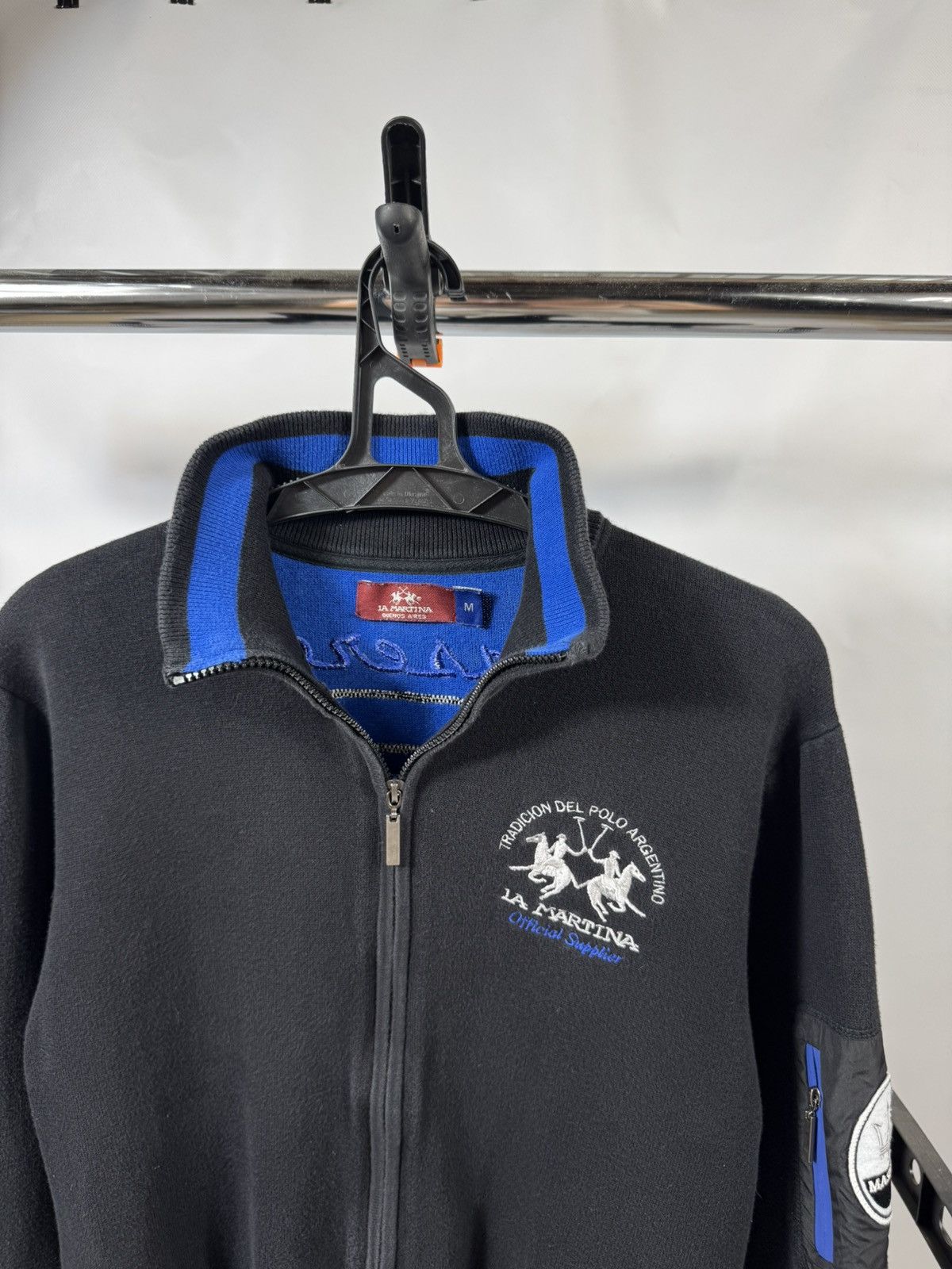 Vintage La Martina Maserati #2 Double Zip Sweater