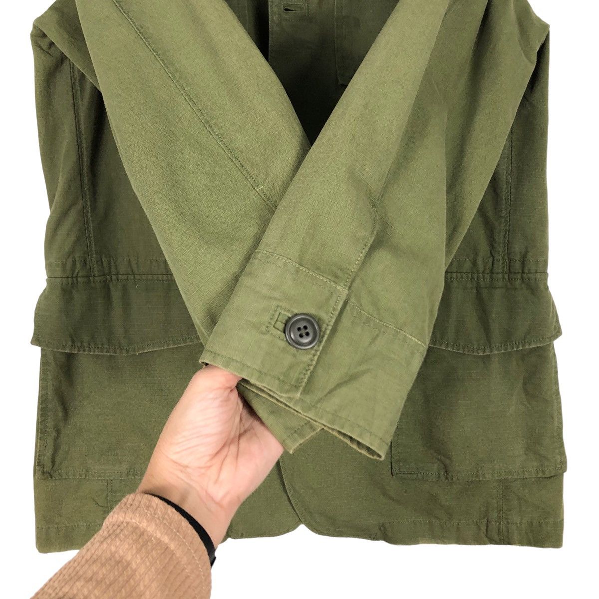 Japanese Brand 🔥Vtg Military Chore Jacket Design Gap Japan Issey Miyake Size US S / EU 44-46 / 1 - 13 Thumbnail