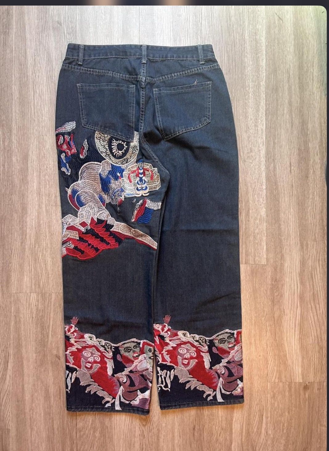 JNCO Jnco embroidery jeans Size US 36 / EU 52 - 1 Thumbnail
