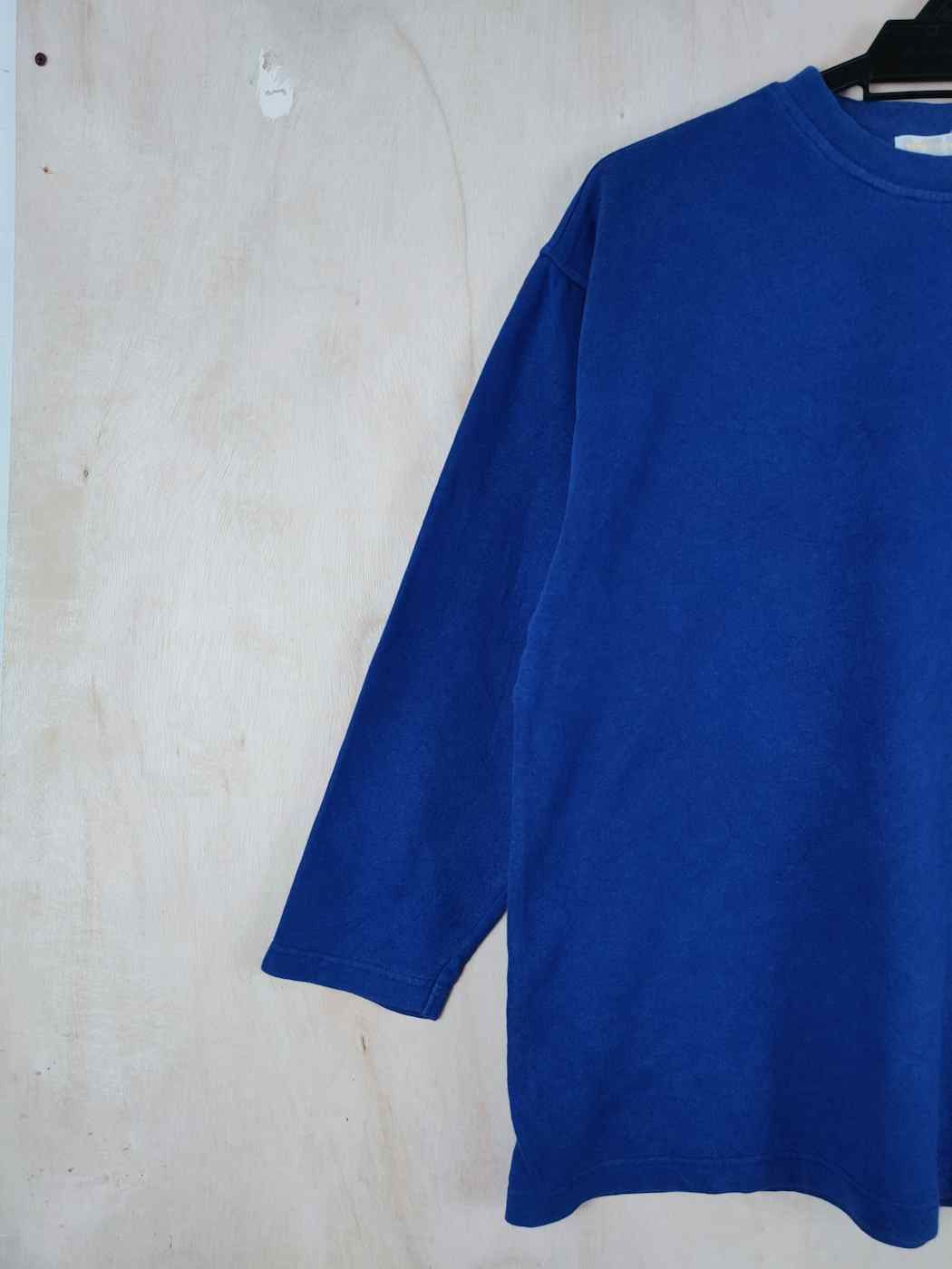 Japanese Brand Otto Collection Blue Long Sleeve T-Shirts #S2590 Size US L / EU 52-54 / 3 - 9 Thumbnail