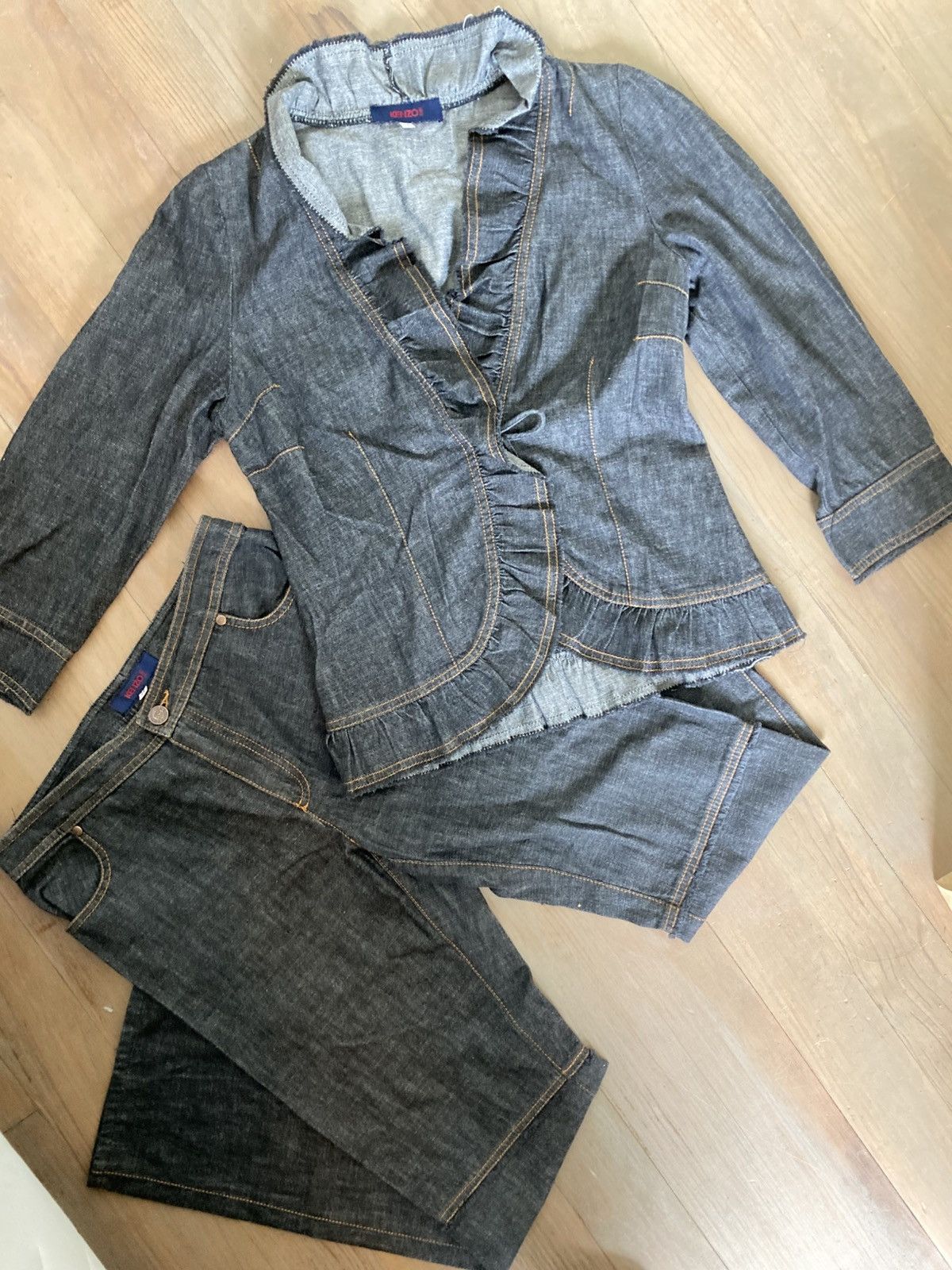 Japanese Brand × Kenzo KENZO JEANS denim set Size M / US 6-8 / IT 42-44 - 1 Thumbnail