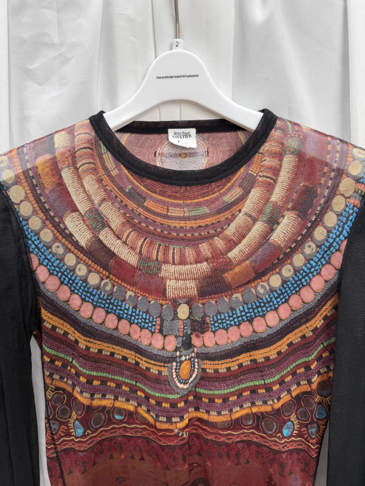 Jean Paul Gaultier Jean Paul Gaultier Mesh Beaded Long Sleeve K20 Size US M / EU 48-50 / 2 - 2 Thumbnail