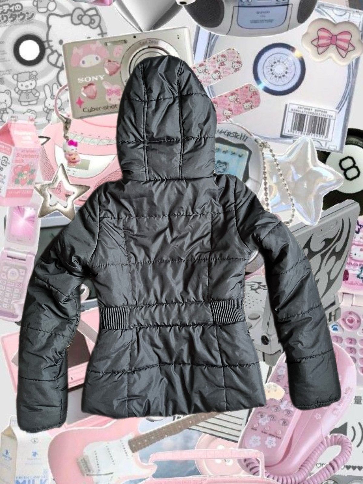 Aeropostale RARE vintage Aeropostale black women’s puffer fur liner M Size M / US 6-8 / IT 42-44 - 2 Thumbnail