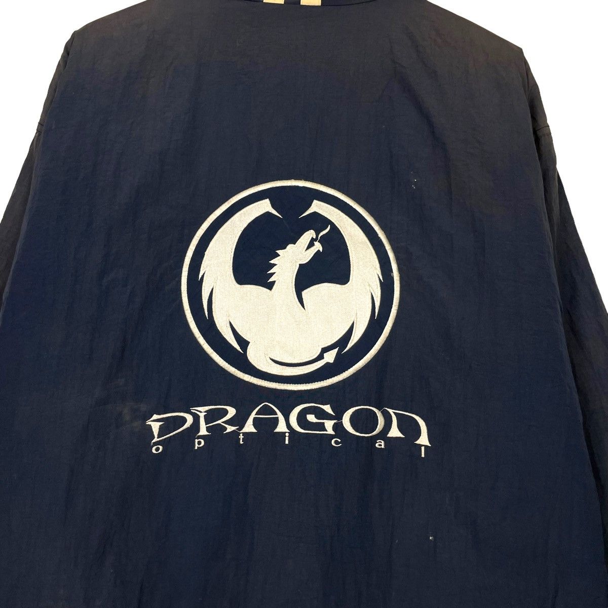 Japanese Brand 💥VTG DRAGON OPTICAL SURFER BIG LOGO JACKET Size US XL / EU 56 / 4 - 8 Thumbnail