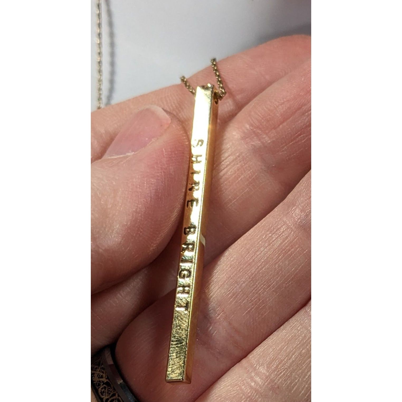 Other Charming Charlie Minimalist Shine Bright Pillar Necklace Size ONE SIZE - 6 Thumbnail