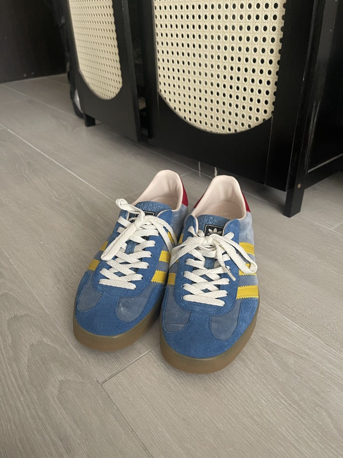 Adidas × Gucci Adidas Gucci Gazelle Blue Size US 7.5 / EU 40-41 - 1 Thumbnail