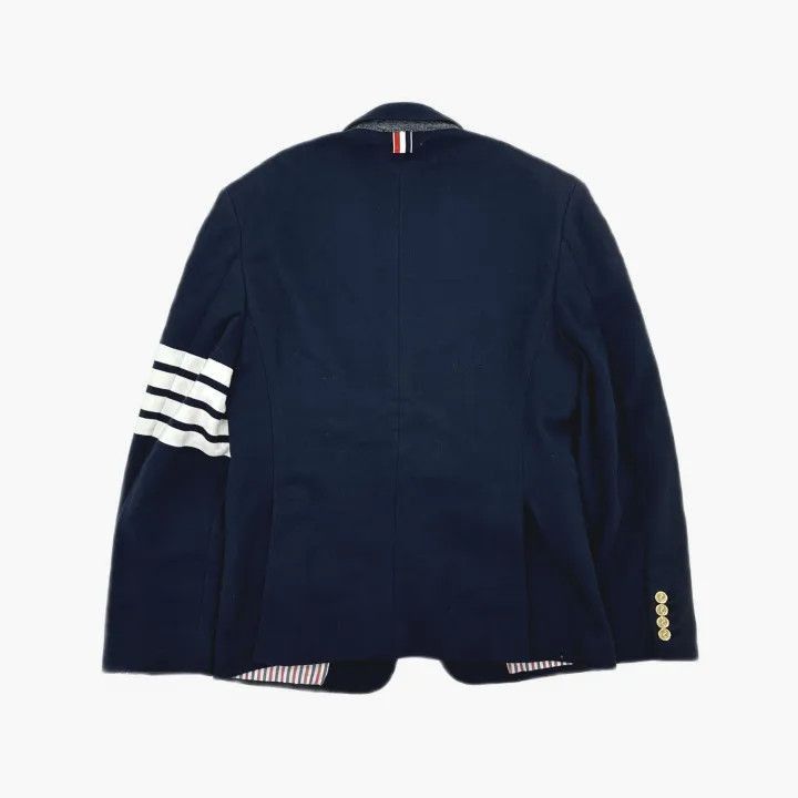 Thom Browne Thom Browne Navy Blazer with Stripes -2507 Size US S / EU 44-46 / 1 - 1 Thumbnail