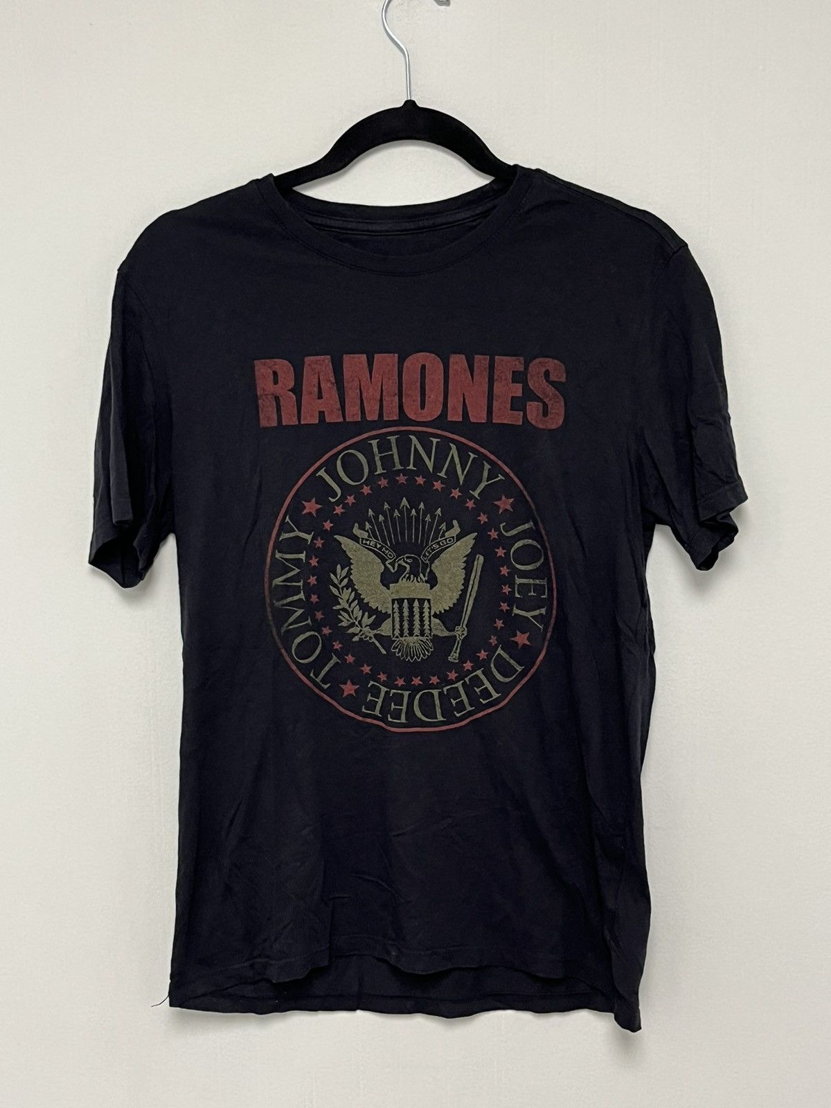 image of John Varvatos Ramones Tee. Small in Black, Men's