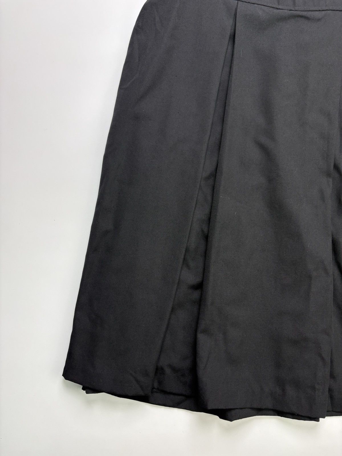 Yohji Yamamoto Avant Garde 80’s Yohji Yamamoto Wool Pleated Long Skirt Size 31" - 3 Thumbnail