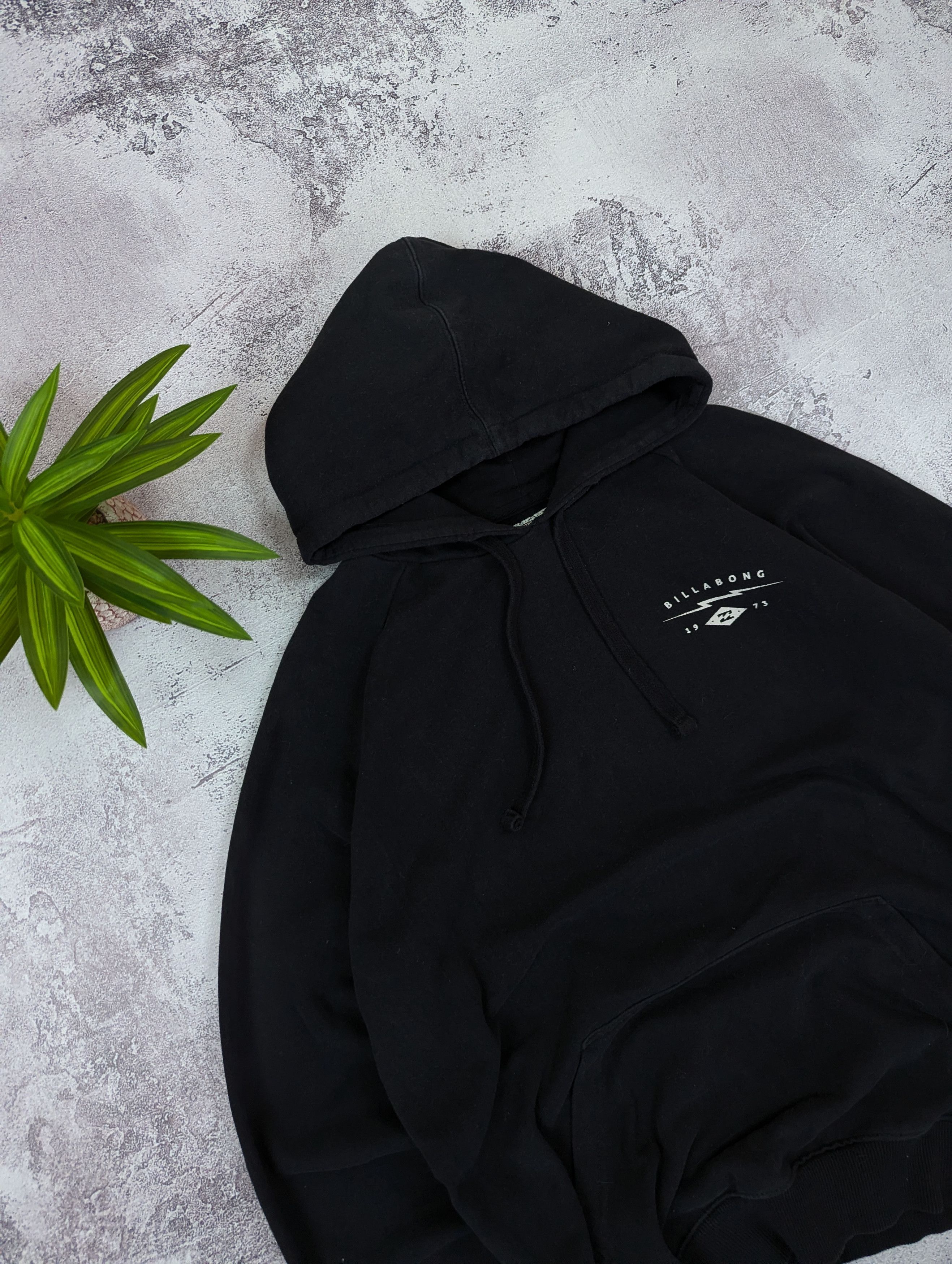 Billabong Billabong Hoodie Black Logo Surf Skate Size L Vintage Size US L / EU 52-54 / 3 - 14 Thumbnail