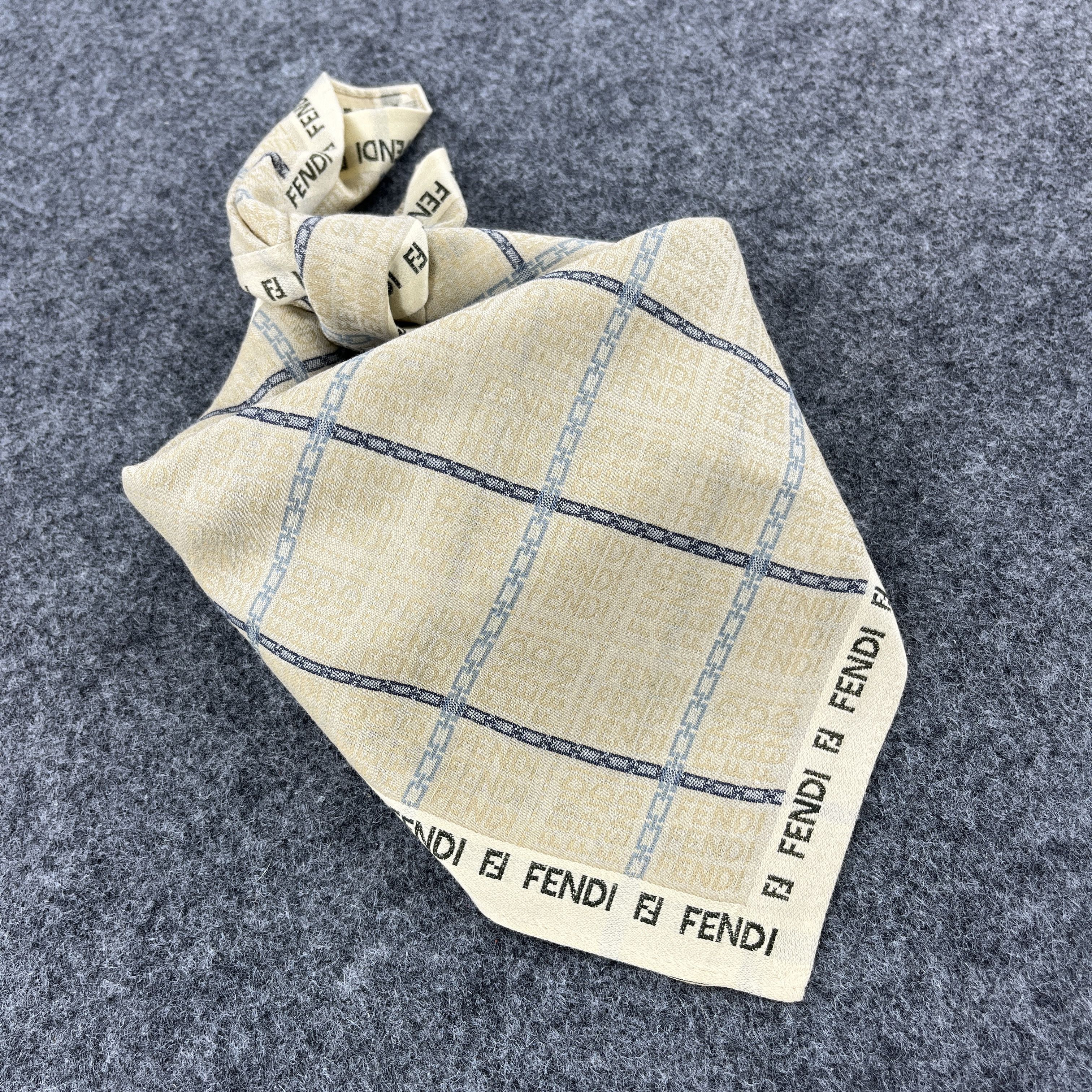 Vintage Fendi Handkerchief / Bandana / Neckerchief B030 Size ONE SIZE - 8 Thumbnail