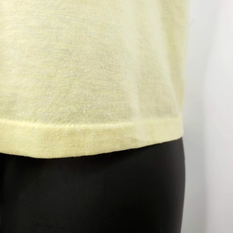 Hanes VINTAGE Hanes River Wind Wallyball T Shirt Mens Medium 80s Volleyball Made In USA Yellow 50/50 Crew Neck Short Sleeve Graphic Tee Mens Size US M / EU 48-50 / 2 - 5 Thumbnail