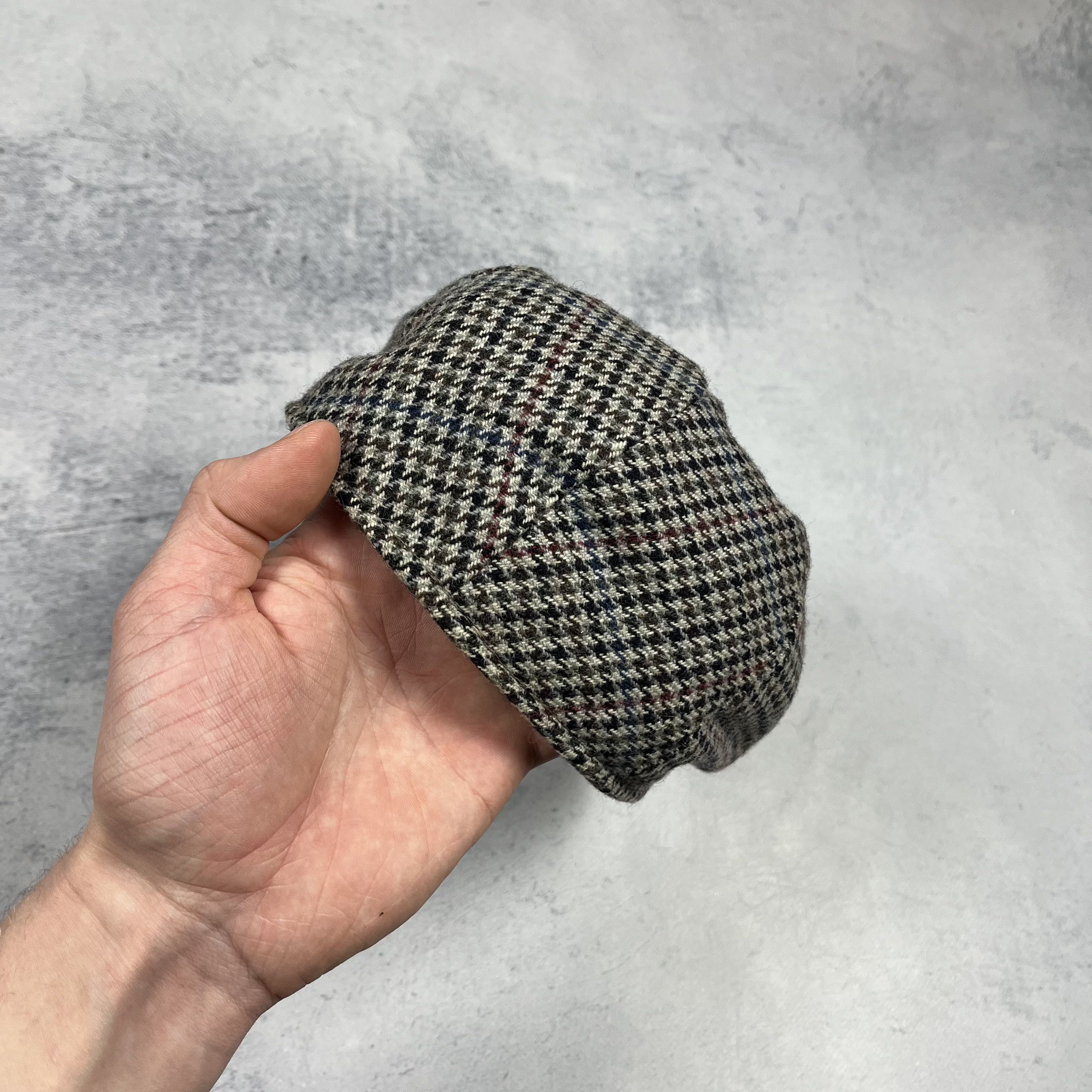 Barbour Vintage Barbour Wool Flat Cap 90’s Size ONE SIZE - 9 Thumbnail