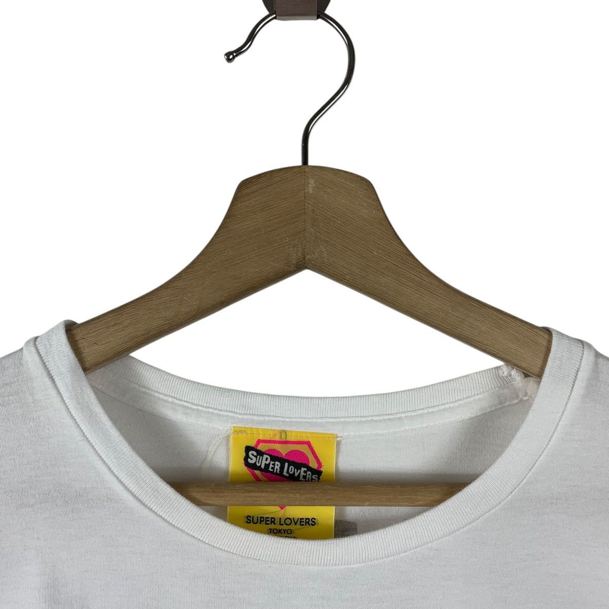 Japanese Brand × Vintage Vintage Distressed SUPER LOVERS japan new wavepunk style tee Size US S / EU 44-46 / 1 - 5 Thumbnail