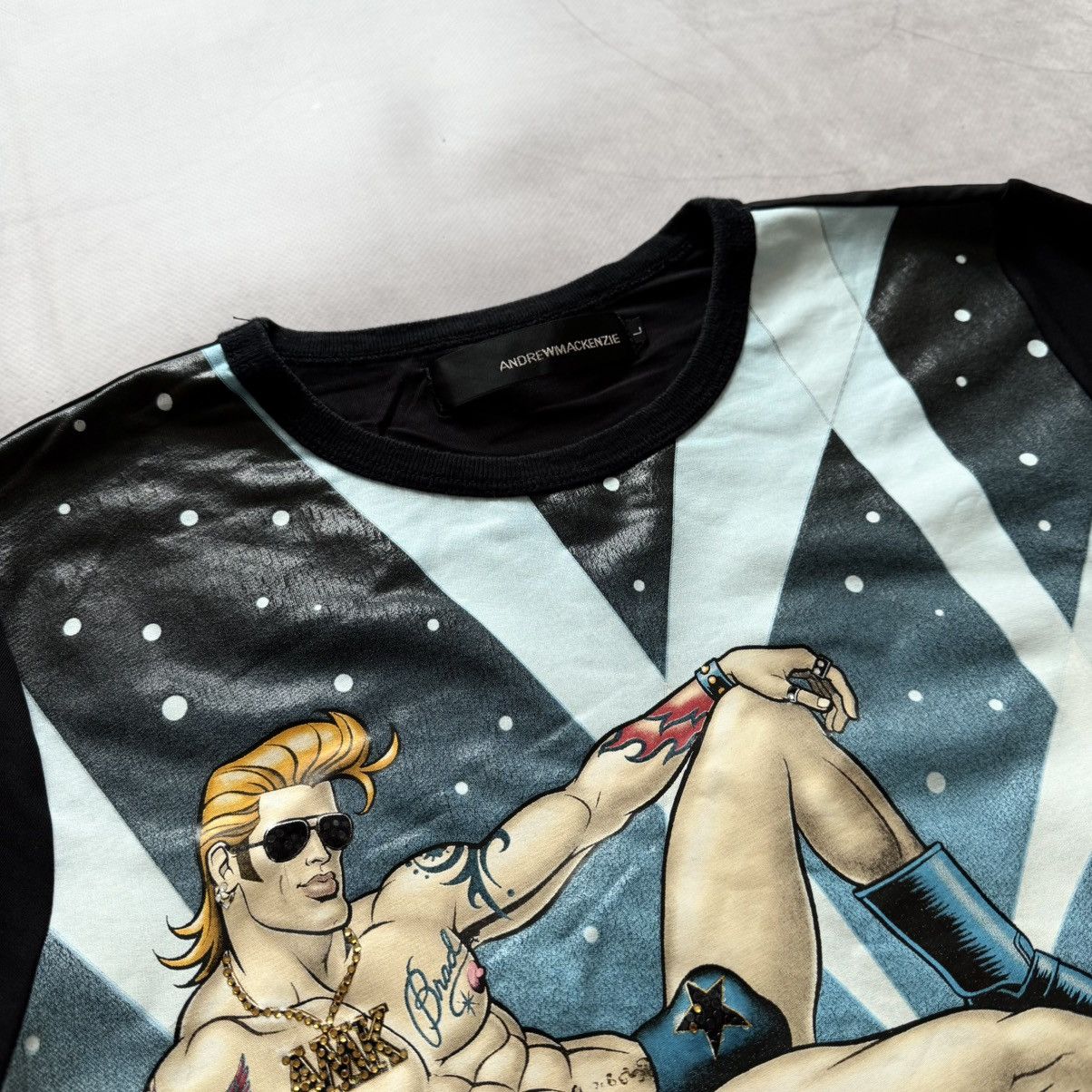 Andrew Mackenzie Vintage Andrew Mackenzie Man T-Shirt Tee Y2K Size US L / EU 52-54 / 3 - 4 Thumbnail