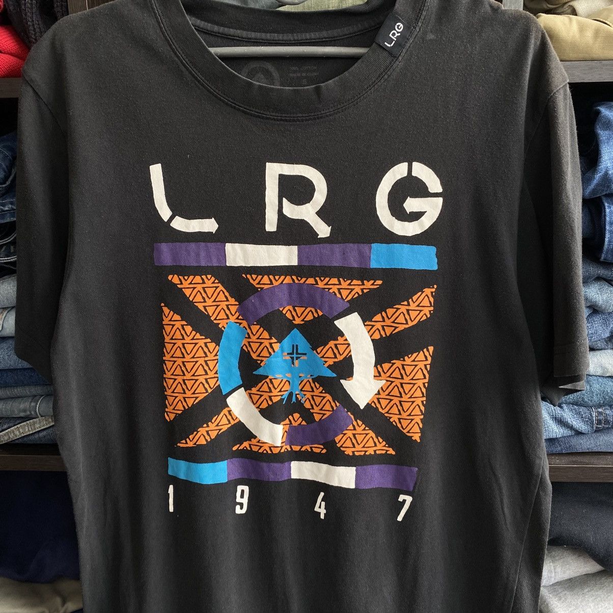 LRG Designer LRG Big graphic logo faded streetwear tee Size US S / EU 44-46 / 1 - 2 Thumbnail
