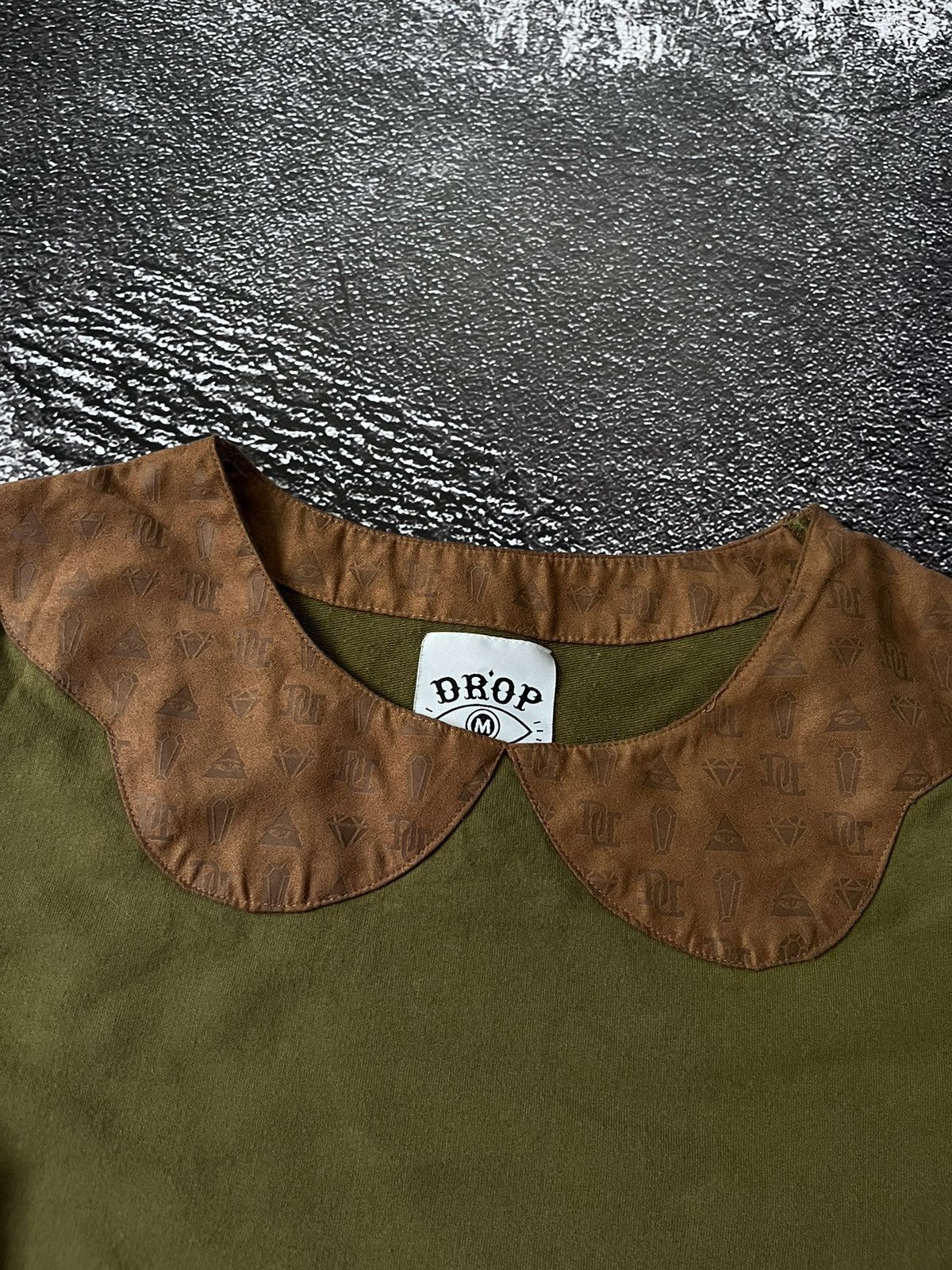Drop Dead Clothing Drop Dead Vintage Womens Olive Sweatshirt Size M / US 6-8 / IT 42-44 - 5 Thumbnail