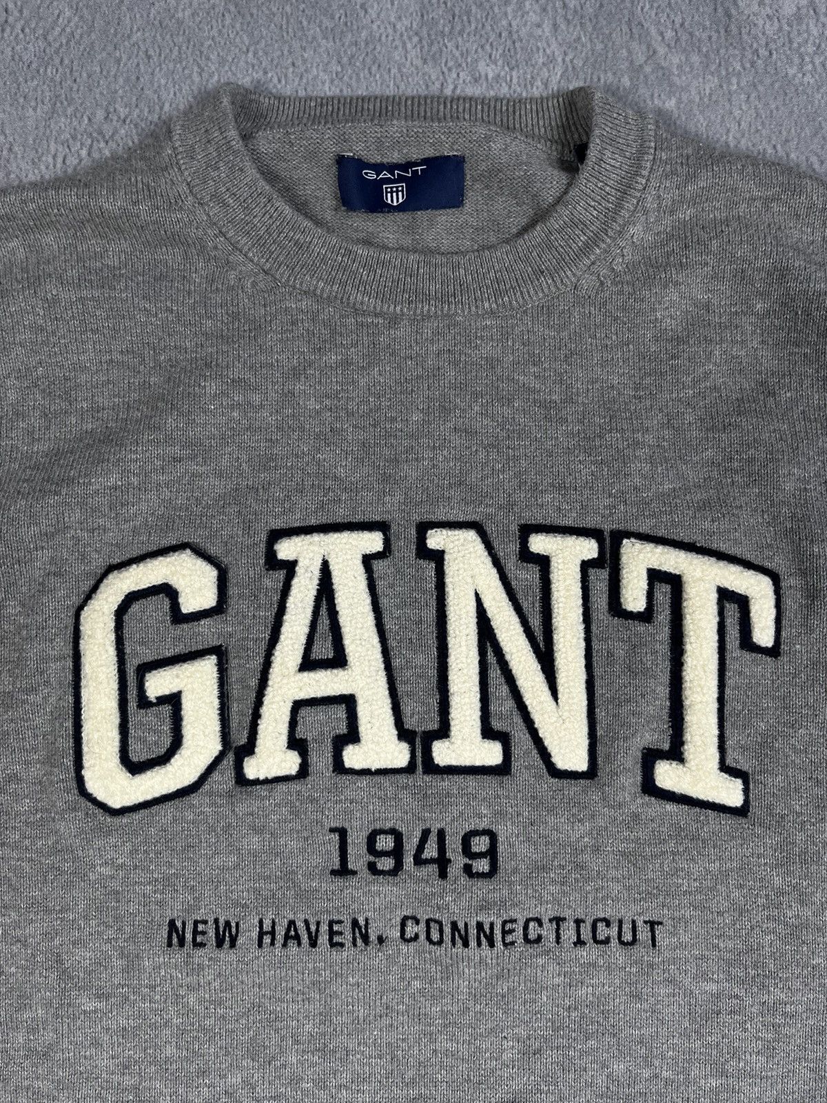 Gant VintageY2K Gant wool biglogo sweater streetwear size S Size US S / EU 44-46 / 1 - 4 Thumbnail