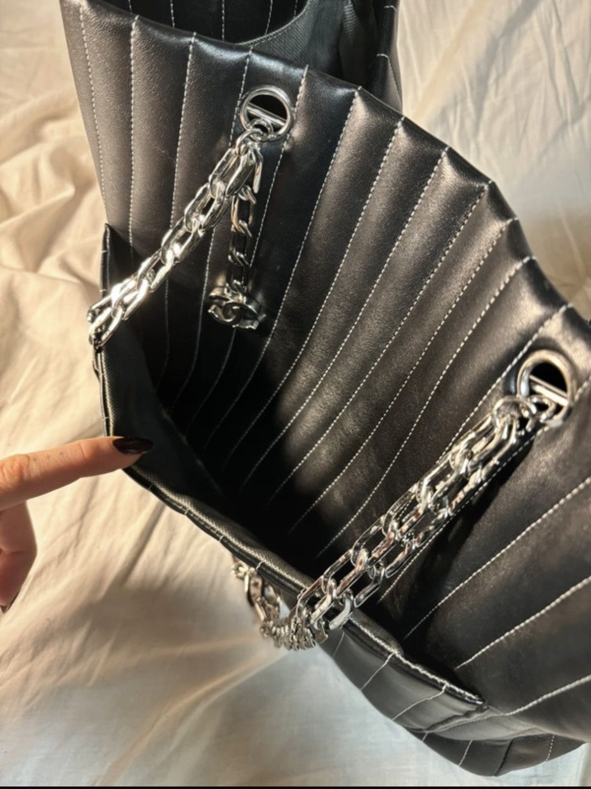 Chanel CHANEL Mademoiseille leather shoulder bag Size ONE SIZE - 5 Thumbnail
