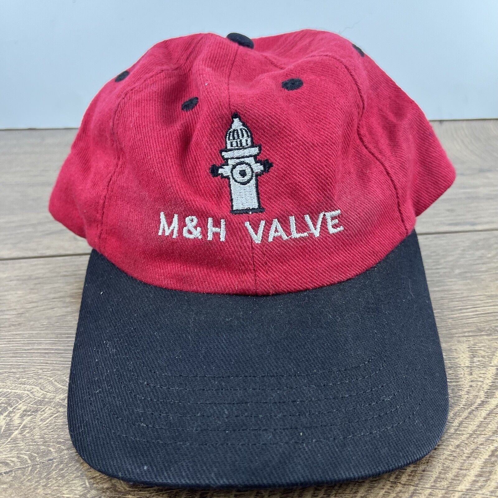 Other M&H Valve Hat Fire Hydrant Hat Red Adjustable Hat Red Adult Size ONE SIZE - 3 Thumbnail