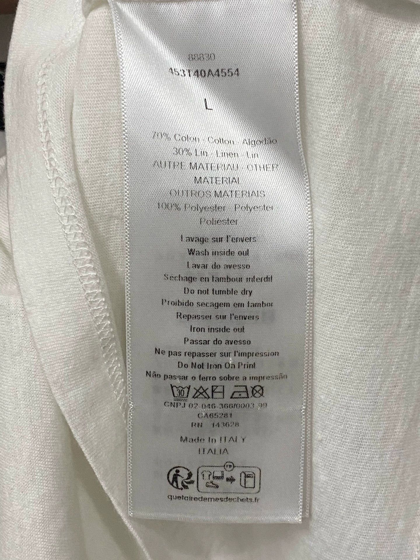 Dior Dior Black & White Short Sleeve T-shirt L Size L / US 10 / IT 46 - 6 Thumbnail