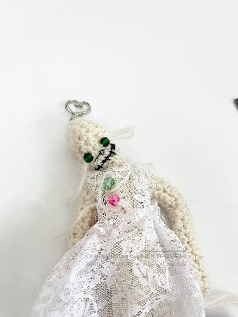 Japanese Brand Japanese Brand yusho kobayashi Knitted Doll Keychain Acces Size ONE SIZE - 2 Thumbnail