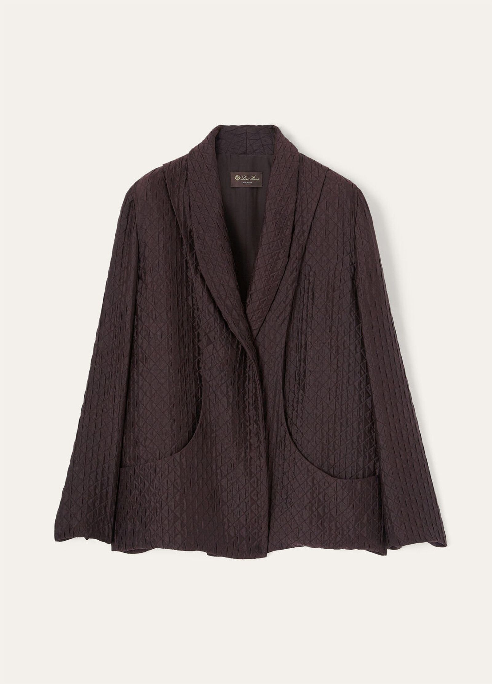 Loro Piana o1srvl11e0526 FAP2983 Annie Jacket in Dark Brown Size S / US 4 / IT 40 - 1 Thumbnail