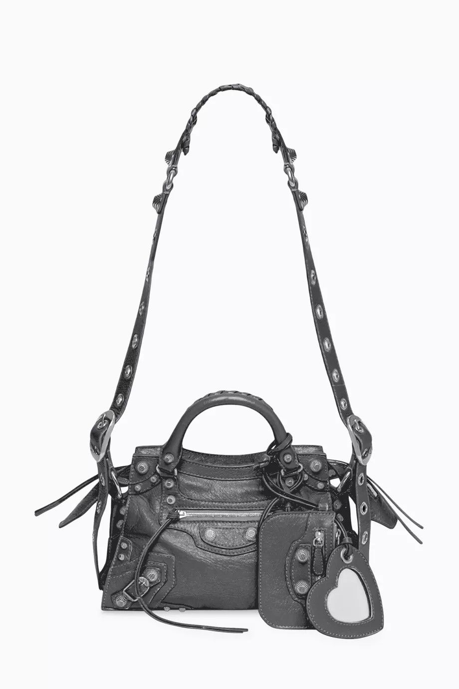 Balenciaga o1mt1gz0125 Size: OS / Neo Cagole XS Handbag in Dark Grey Size ONE SIZE - 1 Thumbnail