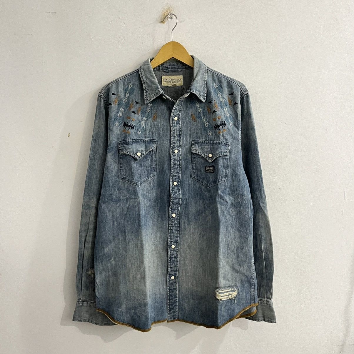 Denim And Supply Ralph Lauren Embroidered Western Denim