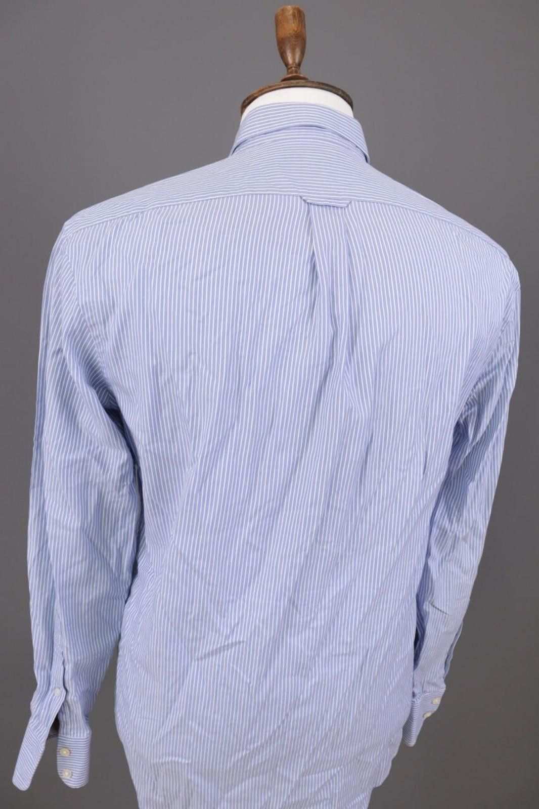 Gieves & Hawkes Gieves & Hawkes Blue Striped Dress Shirt Size 41 / 16 Size US M / EU 48-50 / 2 - 11 Thumbnail
