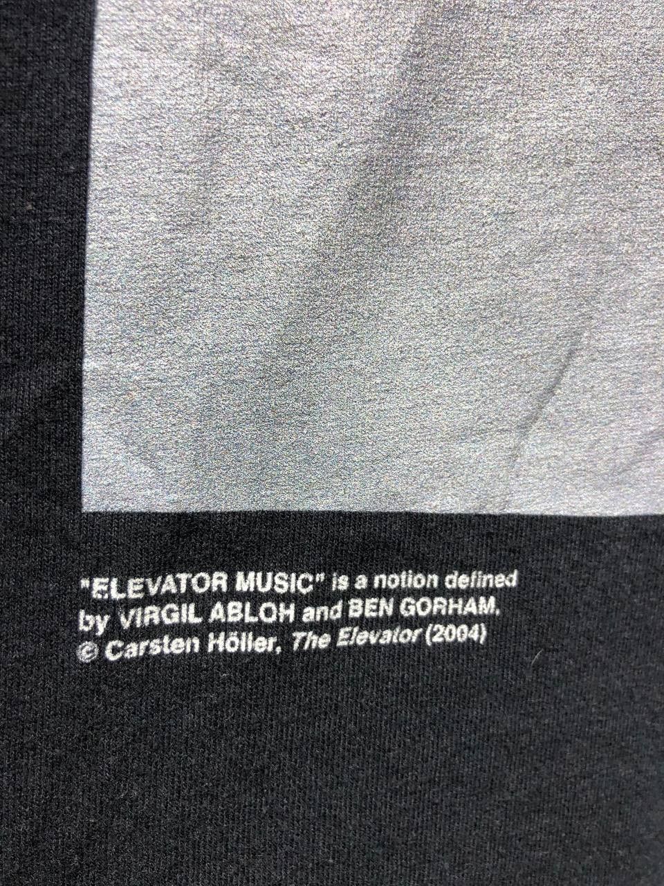 Off-White Off-white Black byredo elevator music tee Size US M / EU 48-50 / 2 - 3 Thumbnail