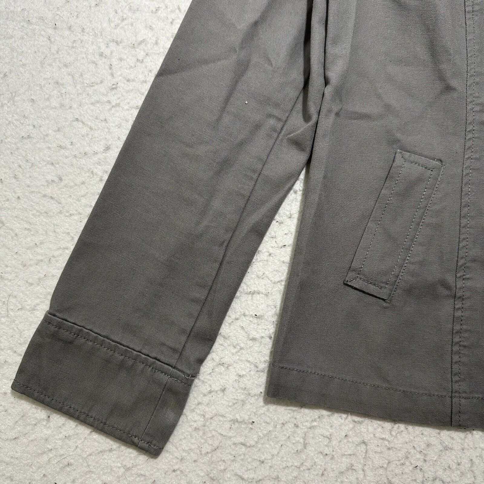 Old Navy Old Navy Small Double Breasted Jean Military Jacket Gray Size S / US 4 / IT 40 - 6 Thumbnail