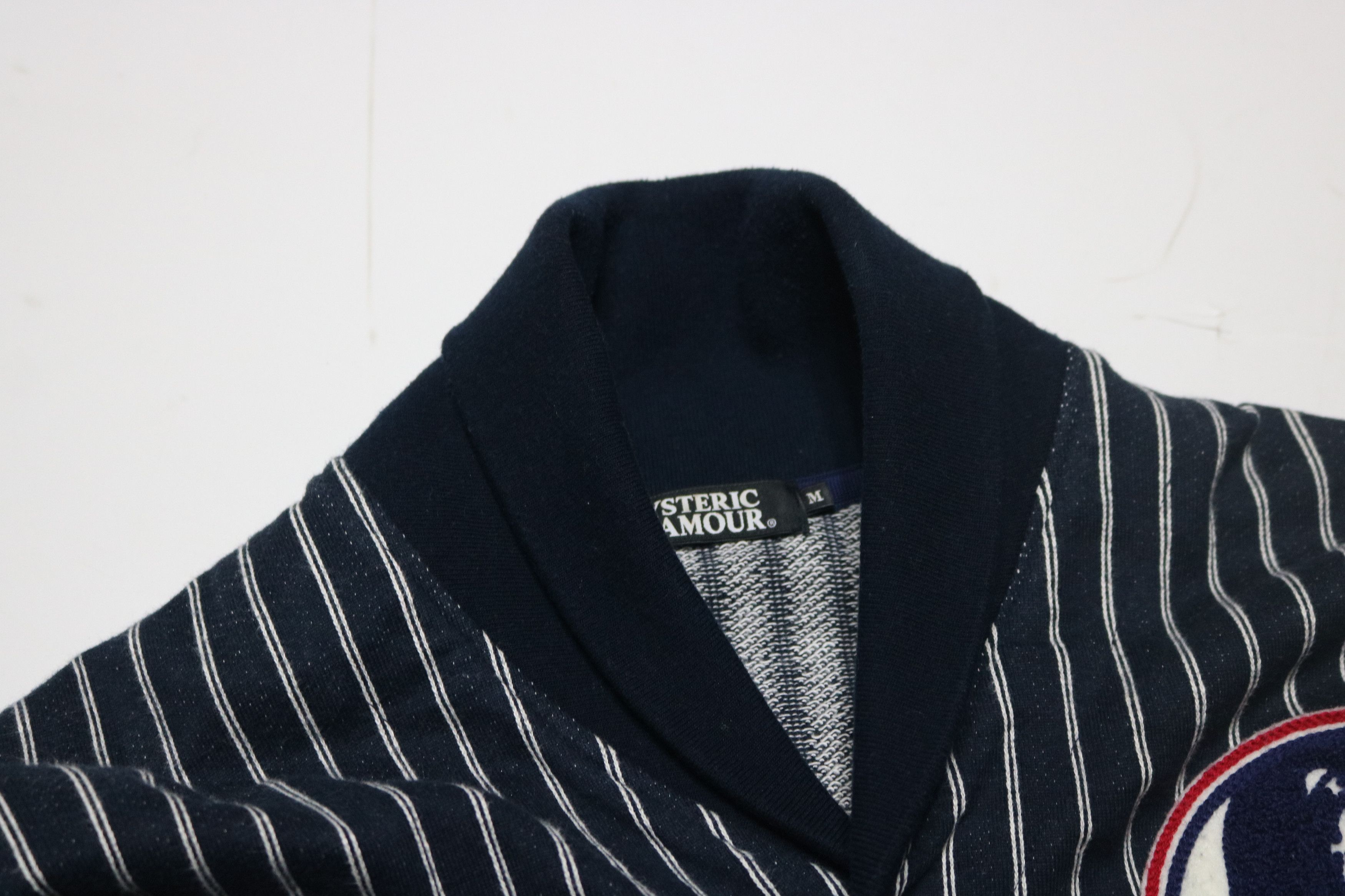 Hysteric Glamour HYSTERIC GLAMOUR Striped Button Shawl Jacket Size M / US 6-8 / IT 42-44 - 5 Thumbnail