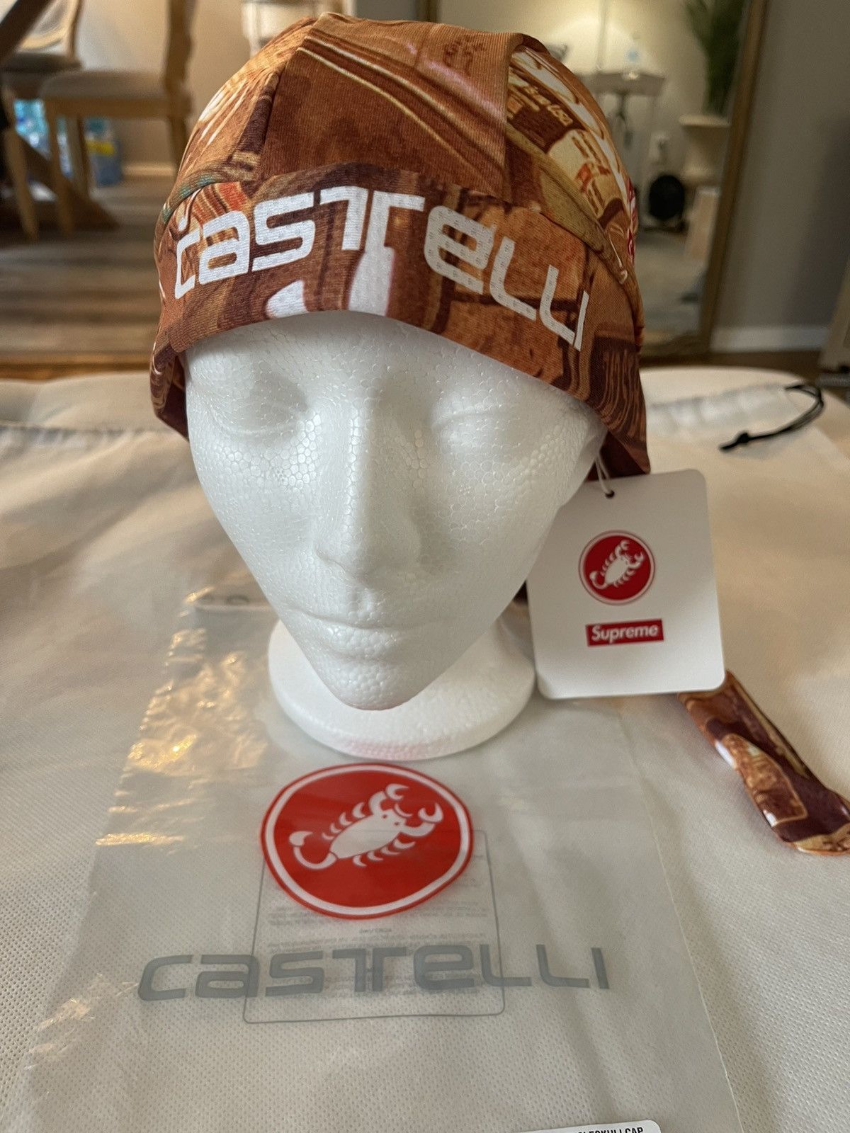 Supreme SUPREME X CASTELLI SUBWAY CYCLE SKULL CAP Size ONE SIZE - 1 Thumbnail