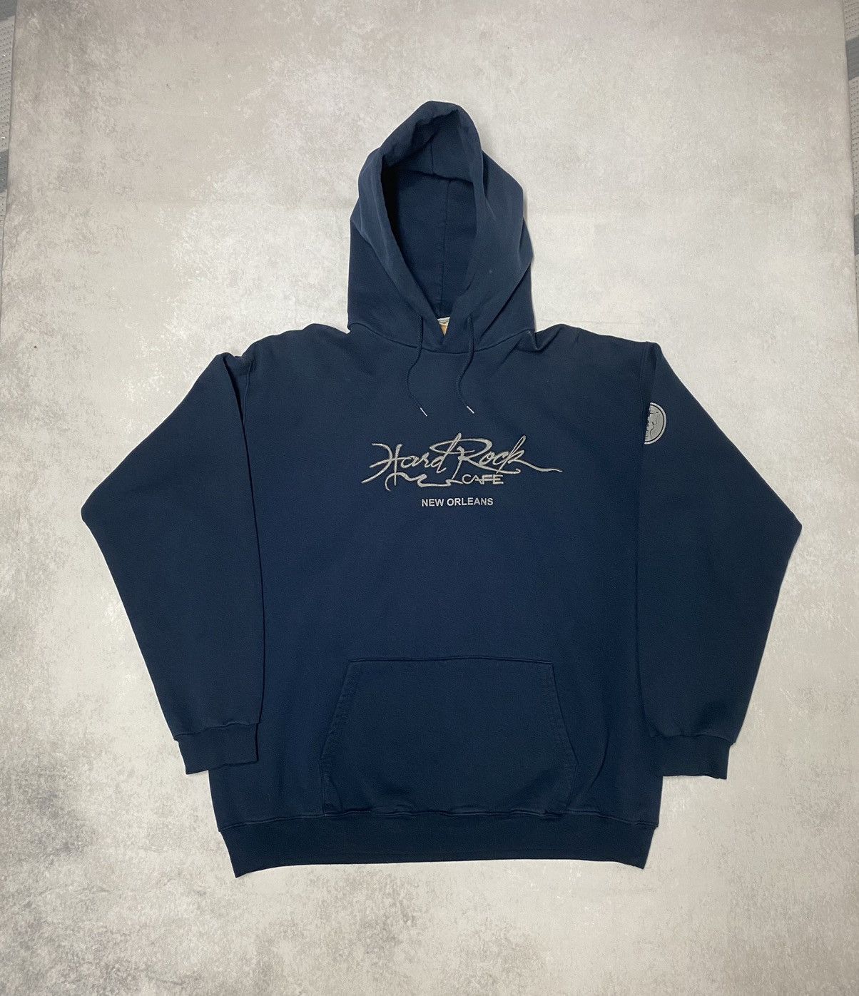 Hard Rock Cafe × Vintage Vintage Y2K 90’s Skater Streetwear Hard Rock Hoodie XXL Size US XXL / EU 58 / 5 - 1 Thumbnail