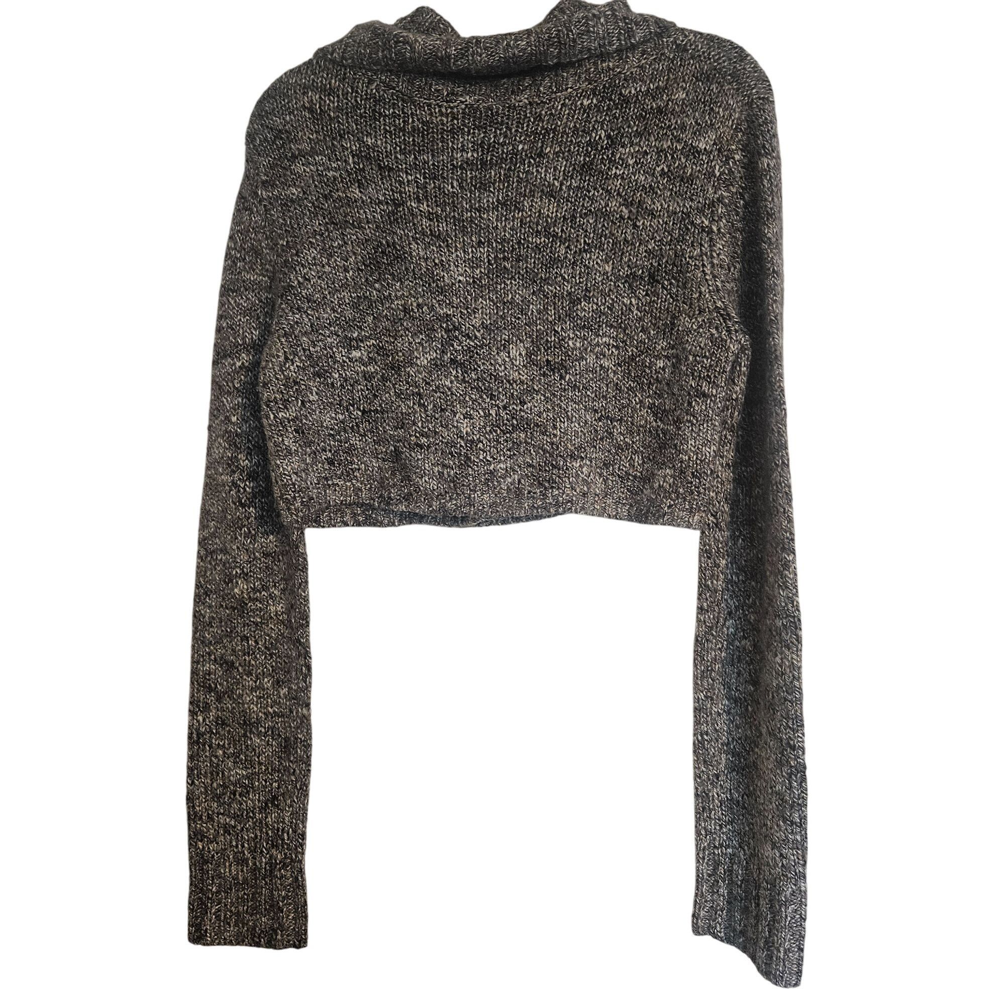Other Trouvé Women’s Cropped Sweater Gray Zip M Minimalist Size M / US 6-8 / IT 42-44 - 6 Thumbnail