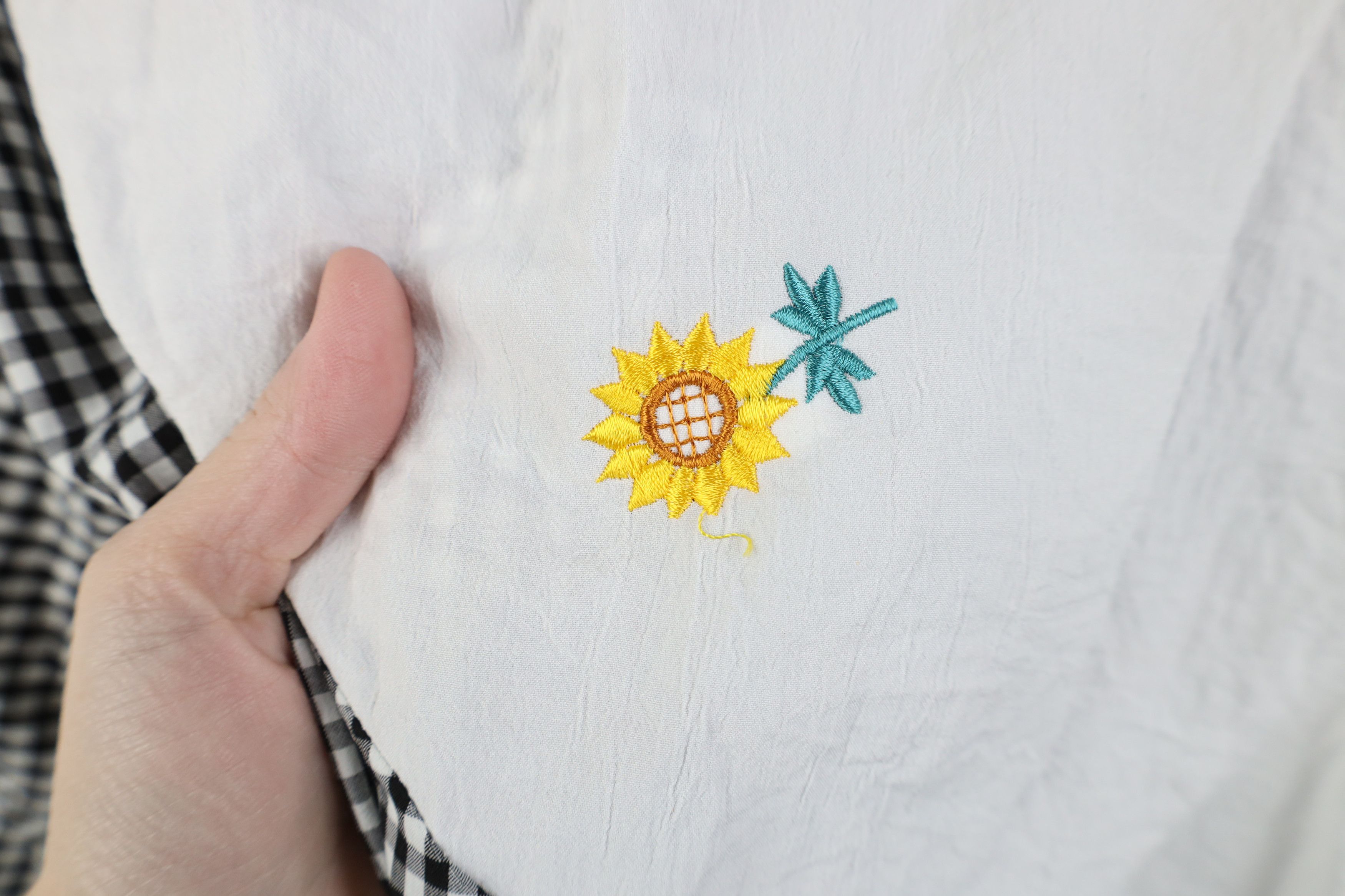 Vintage Vintage 80s 90s Streetwear Dolman Sleeve Sunflower Shirt Size XL / US 12-14 / IT 48-50 - 7 Thumbnail
