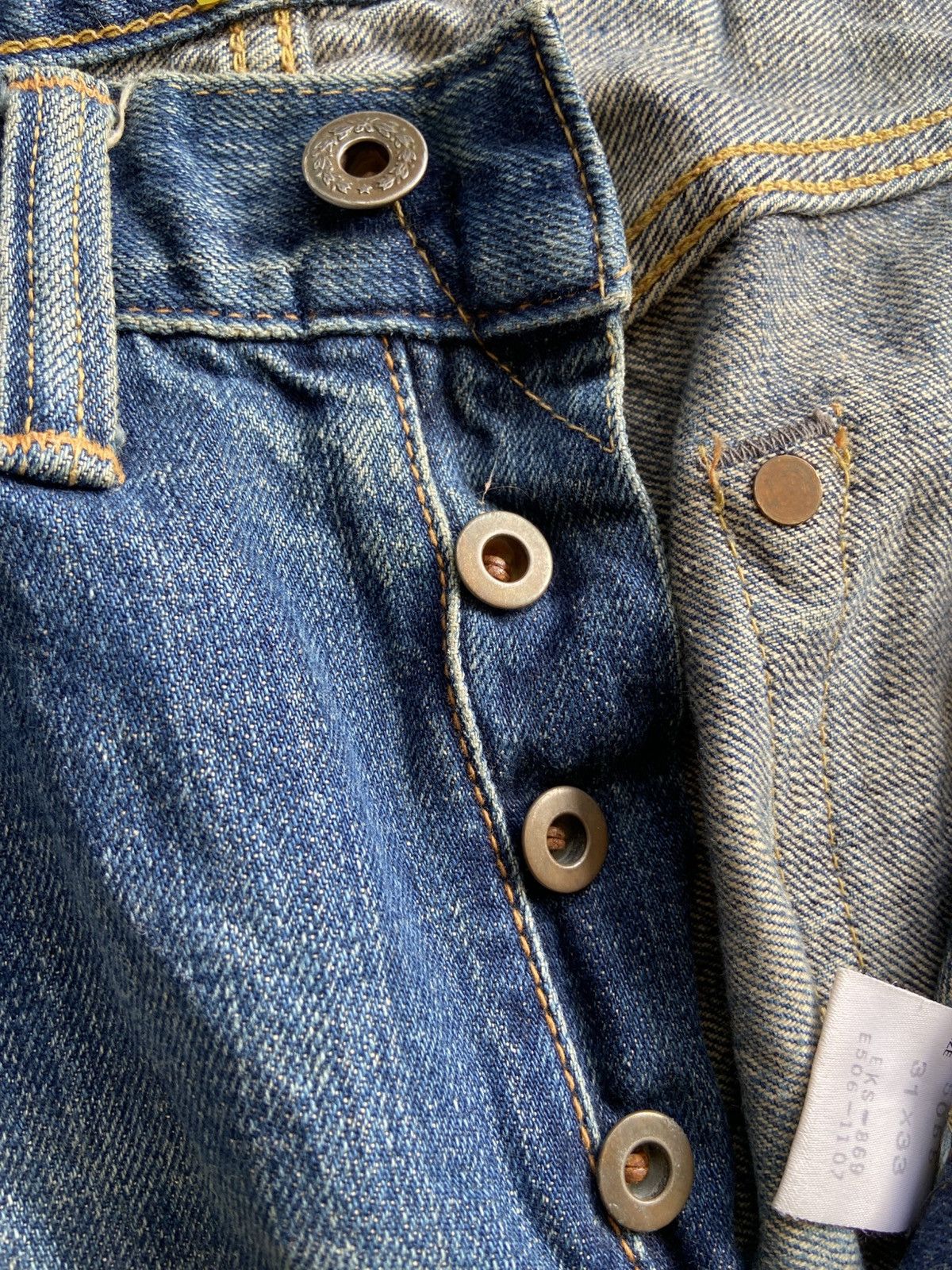 Edwin 1990s Edwin 505S - Vintage Ripped Selvedge Denim Pants Size US 31 - 6 Thumbnail