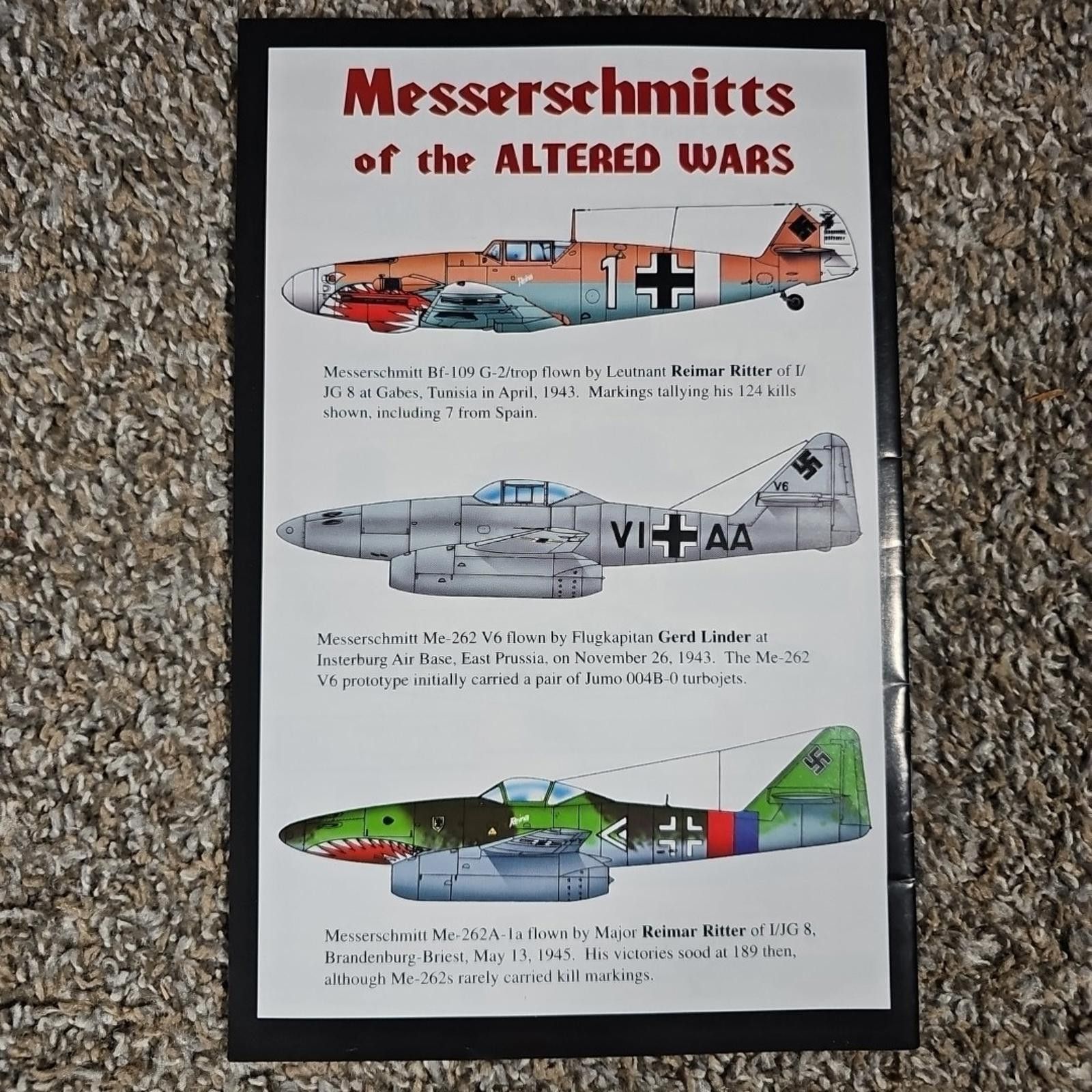 Other luftwaffe 1946 Families Of Altered Wars magazine No 1 Vol 2 Size ONE SIZE - 2 Thumbnail