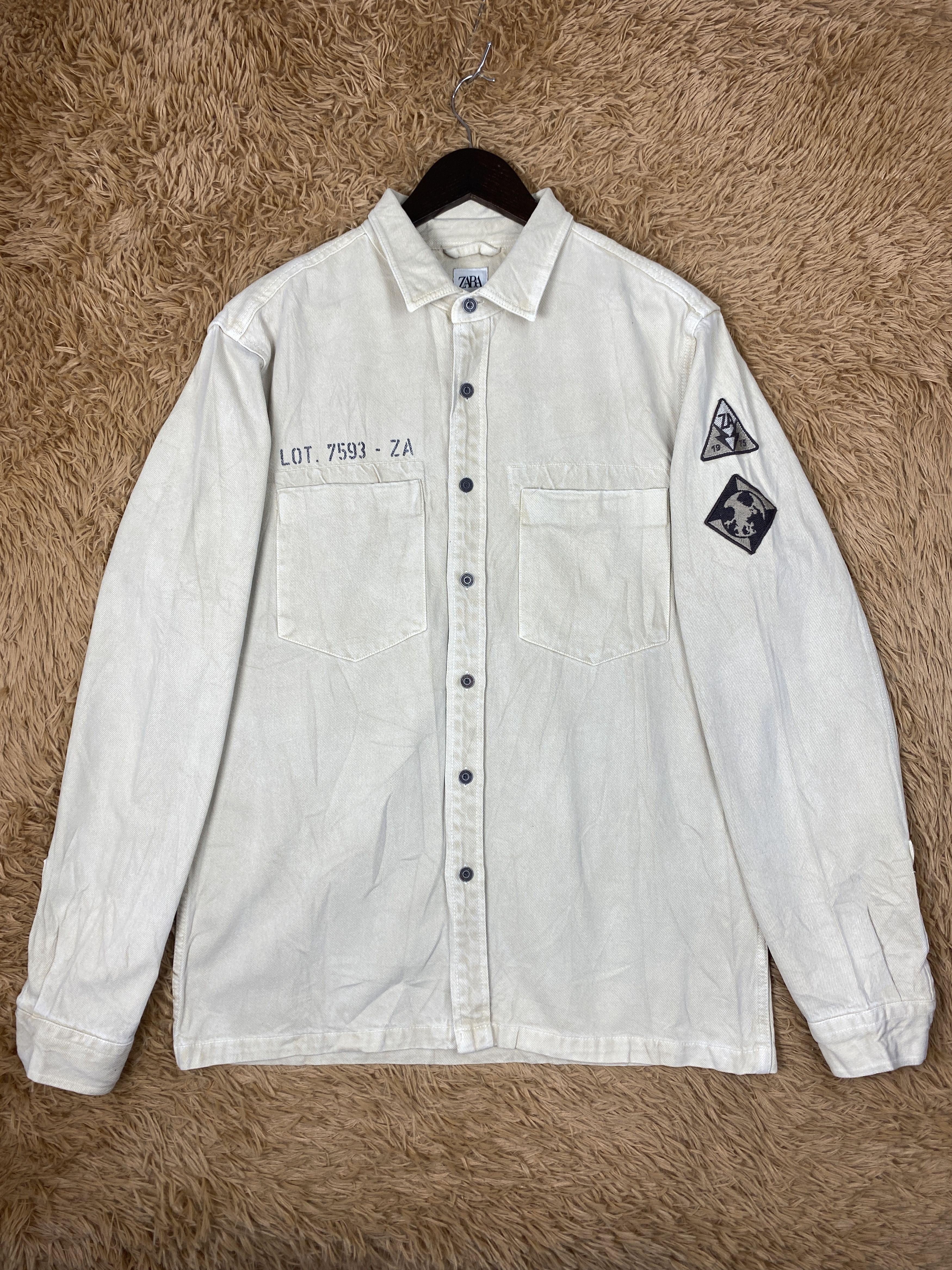 Zara Vintage Zara Button Up Jacket PJ2615 Size US L / EU 52-54 / 3 - 1 Thumbnail