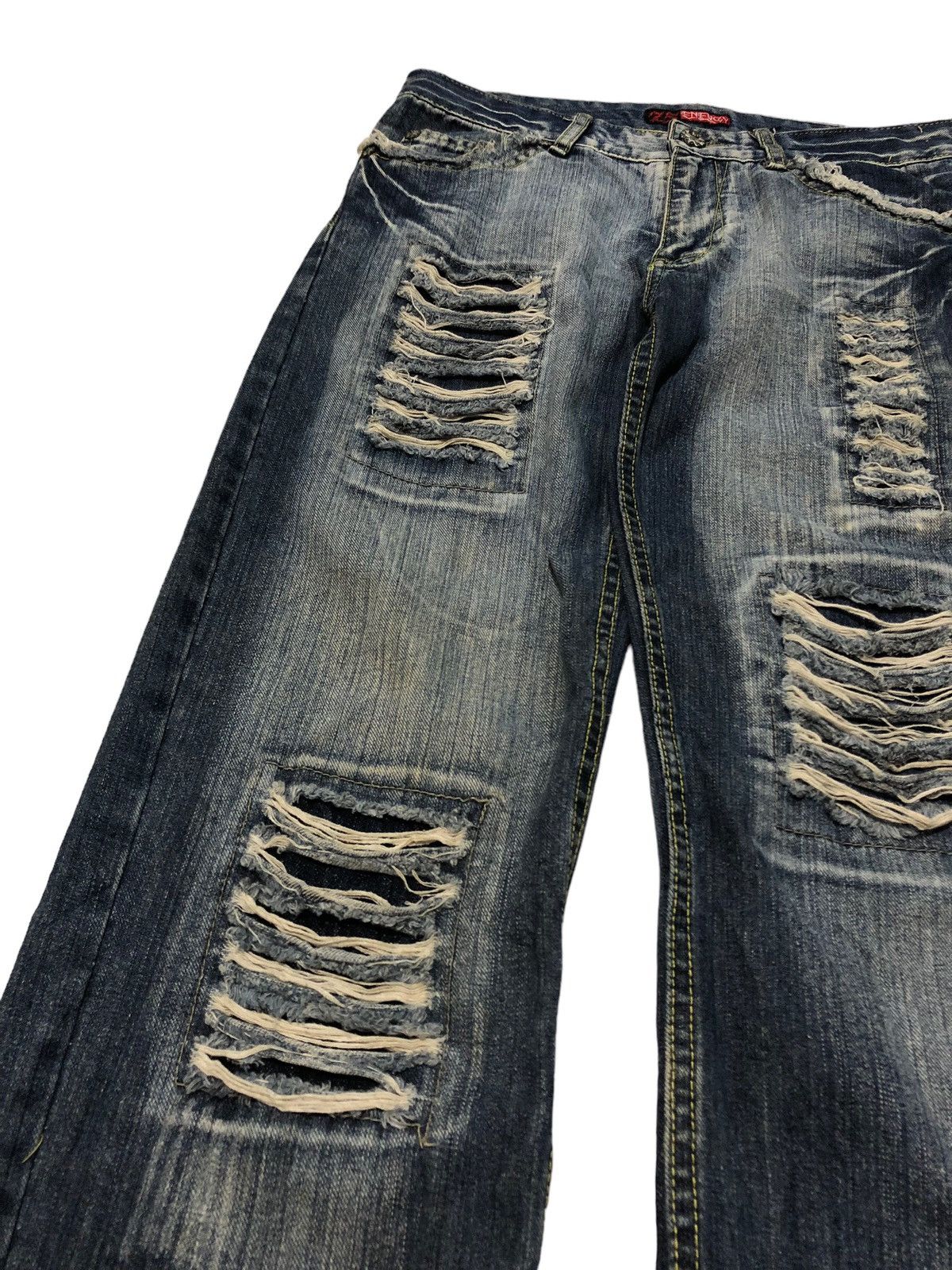 Japanese Brand Japanese brand 25 Energy distressed skull jeans Size US 32 / EU 48 - 5 Thumbnail
