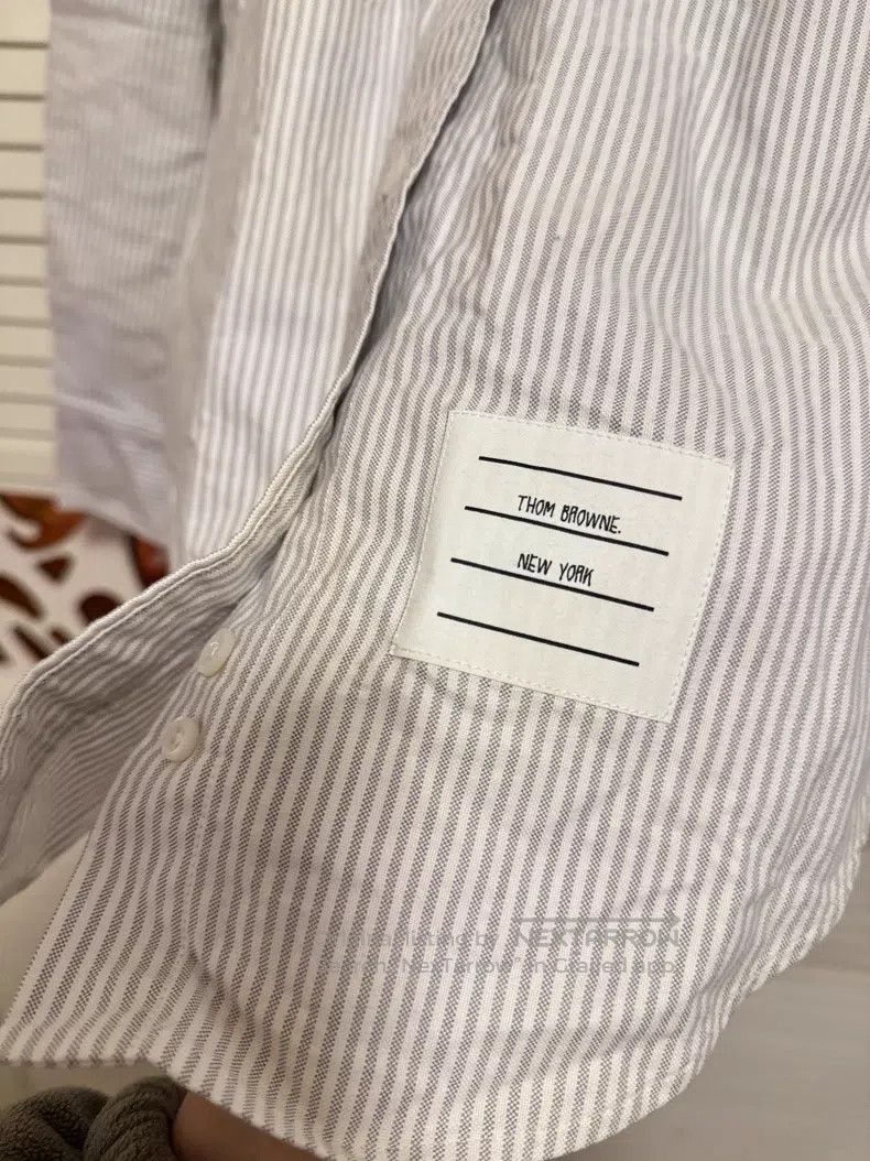 Thom Browne Thom Browne Narrow Striped Shirt Size US XS / EU 42 / 0 - 8 Thumbnail